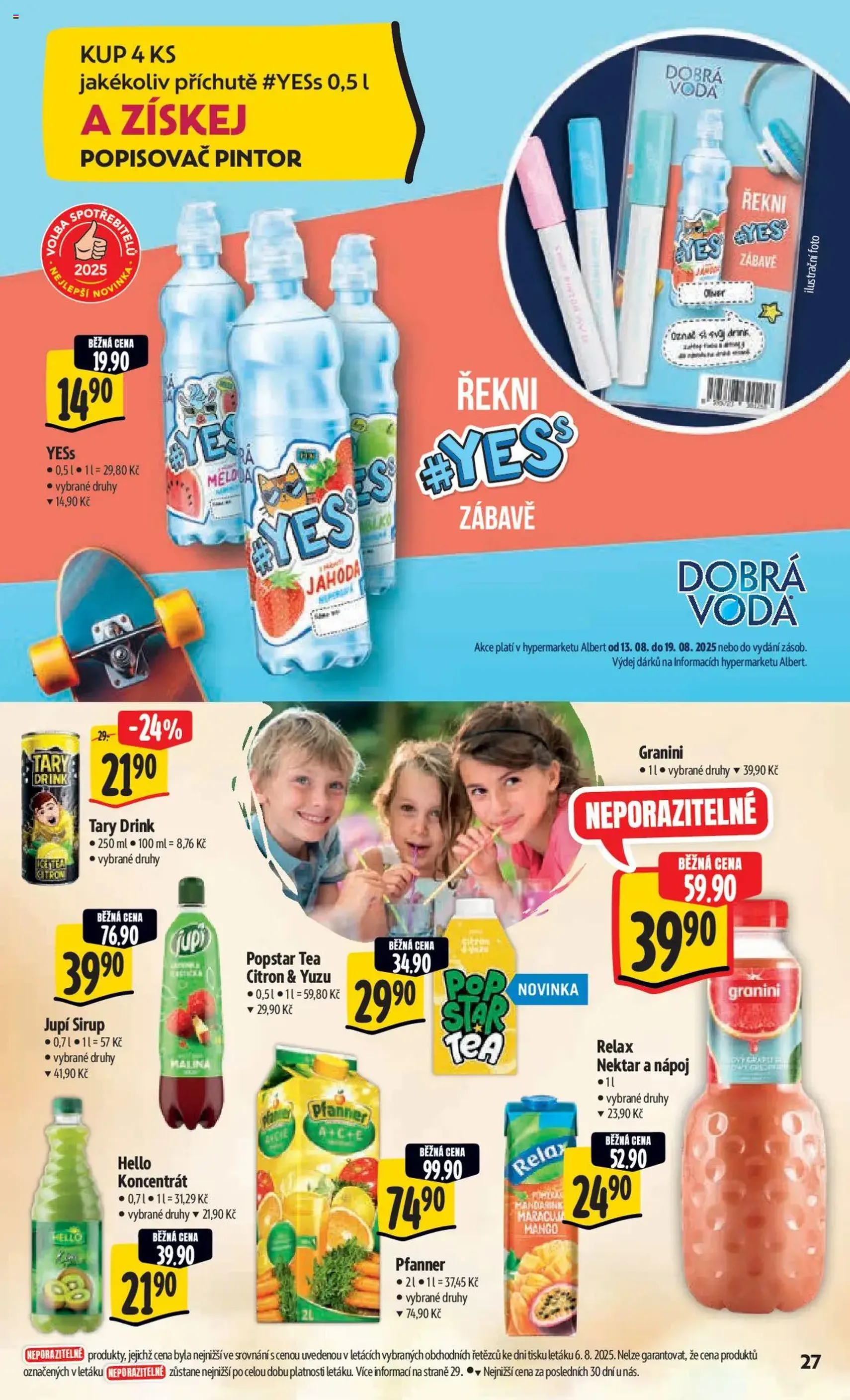 Albert leták - Hypermarket - platný leták od 13.08.2025 strana 34 z 55 Albert leták - Hypermarket - platný leták od 13.08.2025 strana 34 z 55