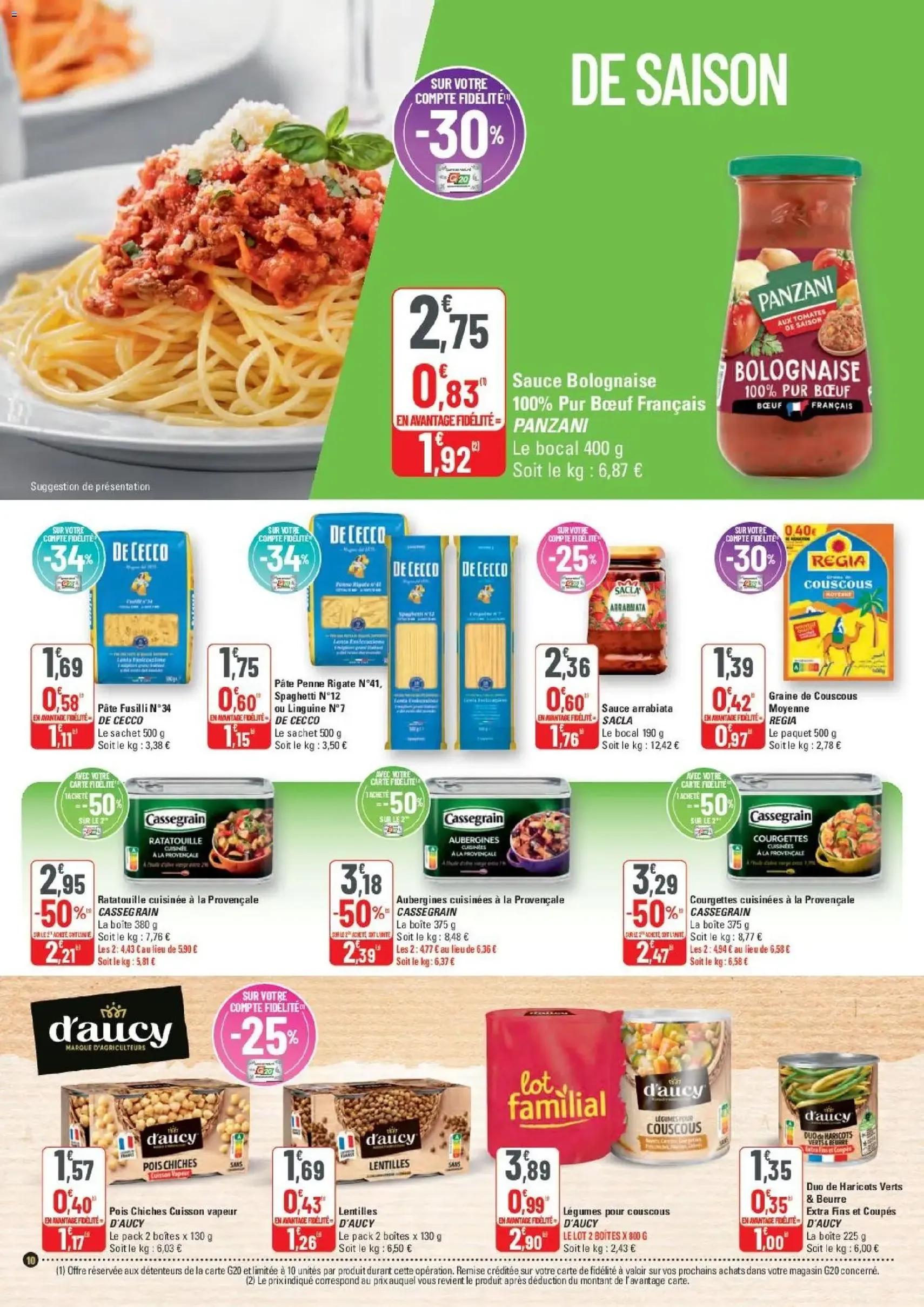 G20 Supermarchés catalogue - brochure valable à partir du 21/10/2026, page 10 sur 20