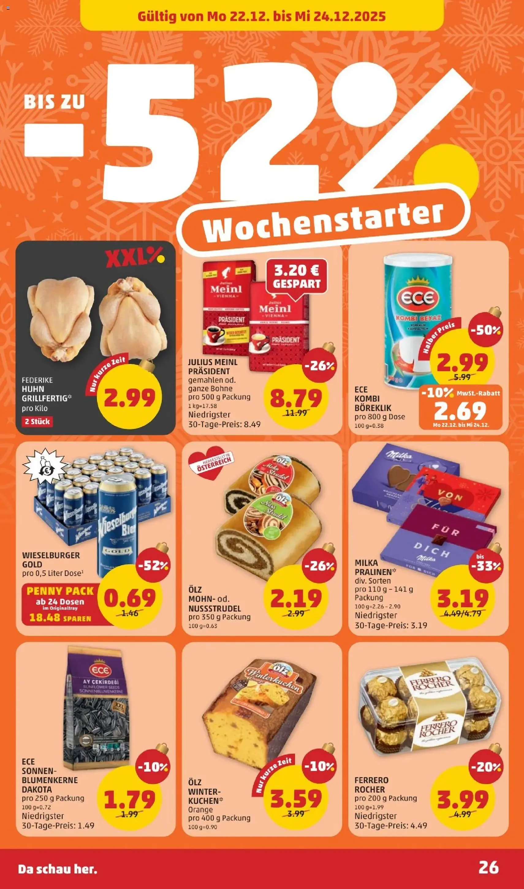 Penny Markt Flugblatt - Gültiger Prospekt ab 18.12.2025, Seite 26 von insgesamt 32