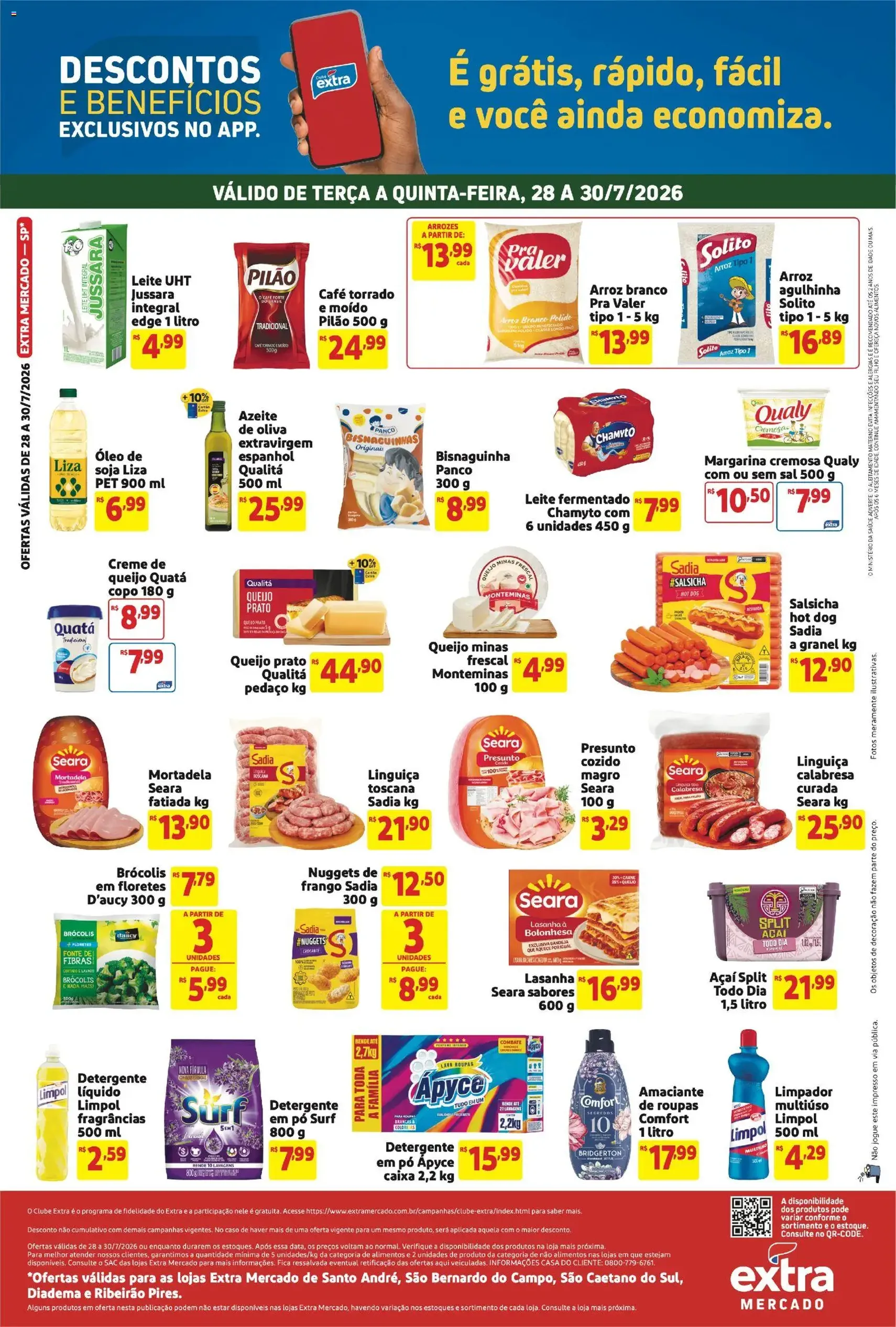 Extra ofertas de Mercado Terça e Quinta - folheto válido a partir de 04/08/2026 página 2 de 3