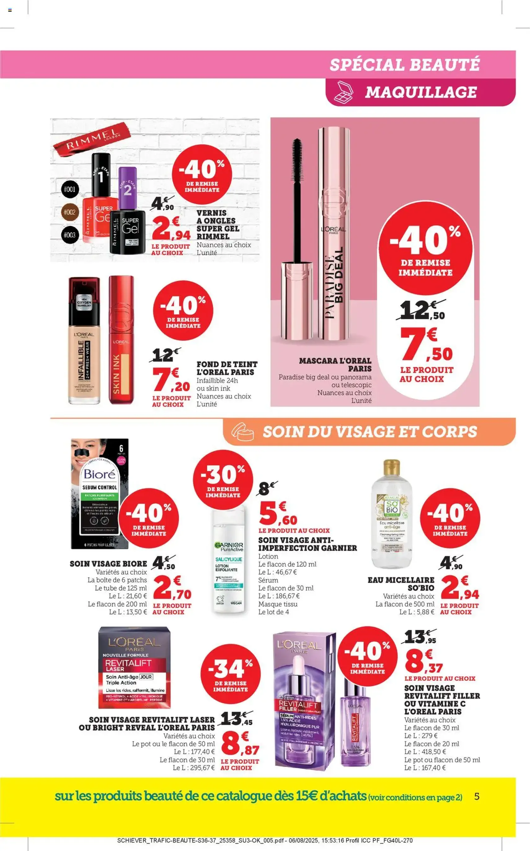 Bi1 catalogue - brochure valable à partir du 01/09/2025, page 5 sur 40
