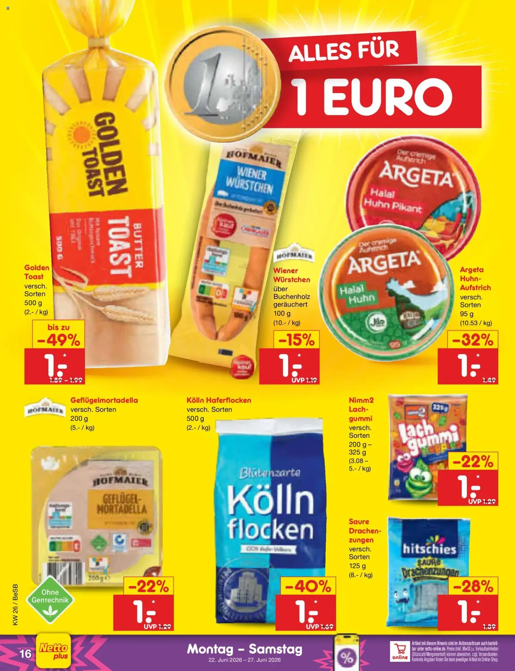 Netto Marken-Discount Prospekt - Gültiger Prospekt ab 22.06.2026, Seite 20 von insgesamt 62