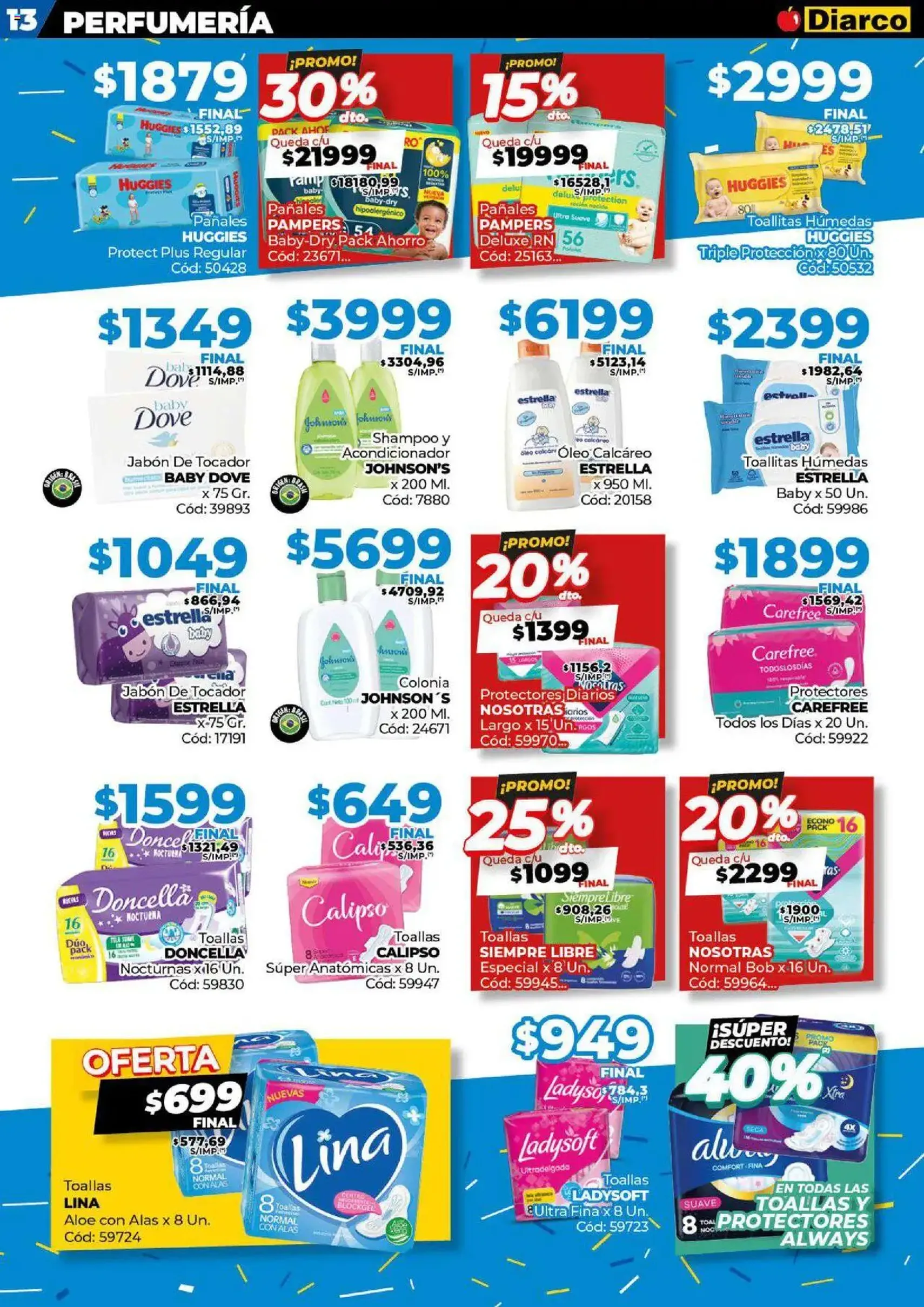 Diarco ofertas - folleto válido desde 21/07/2025 página 13 de 22 Diarco ofertas - folleto válido desde 21/07/2025 página 13 de 22