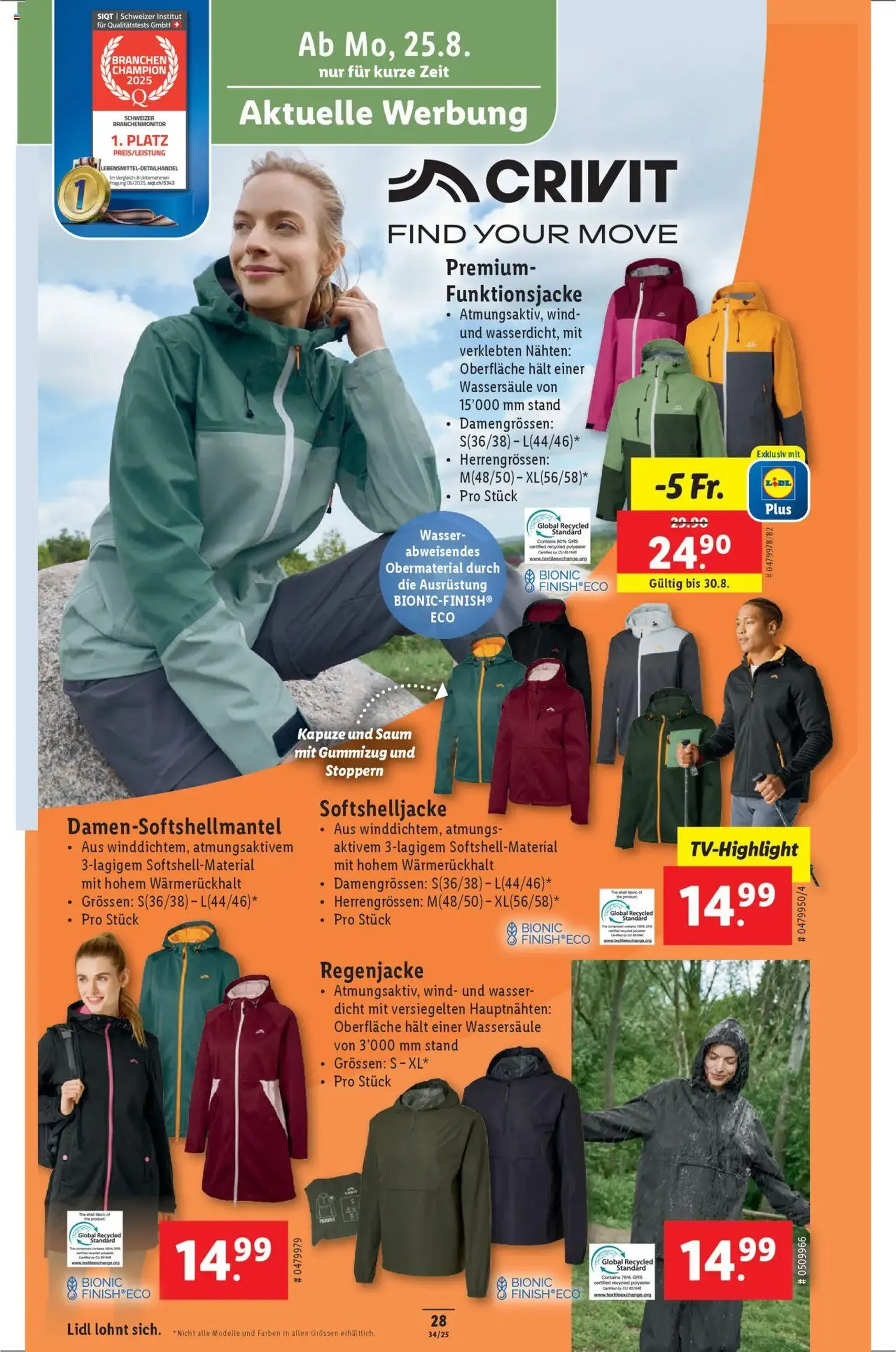 Lidl Aktionen - Gültiger Prospekt ab 21.08.2025, Seite 30 von insgesamt 34