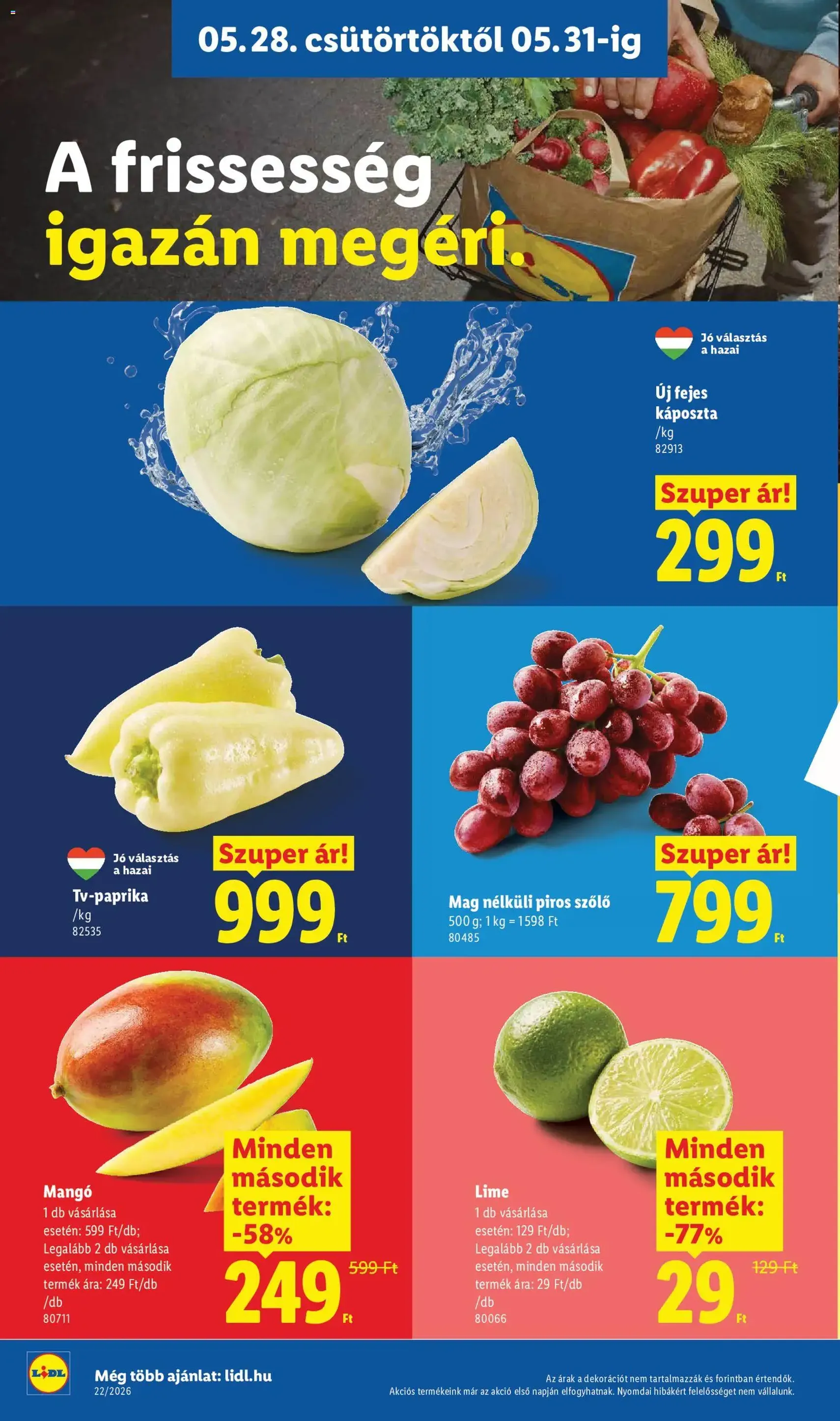Lidl akciós újság - 2026.05.28. érvényes szórólap 6 oldal 74 oldalból