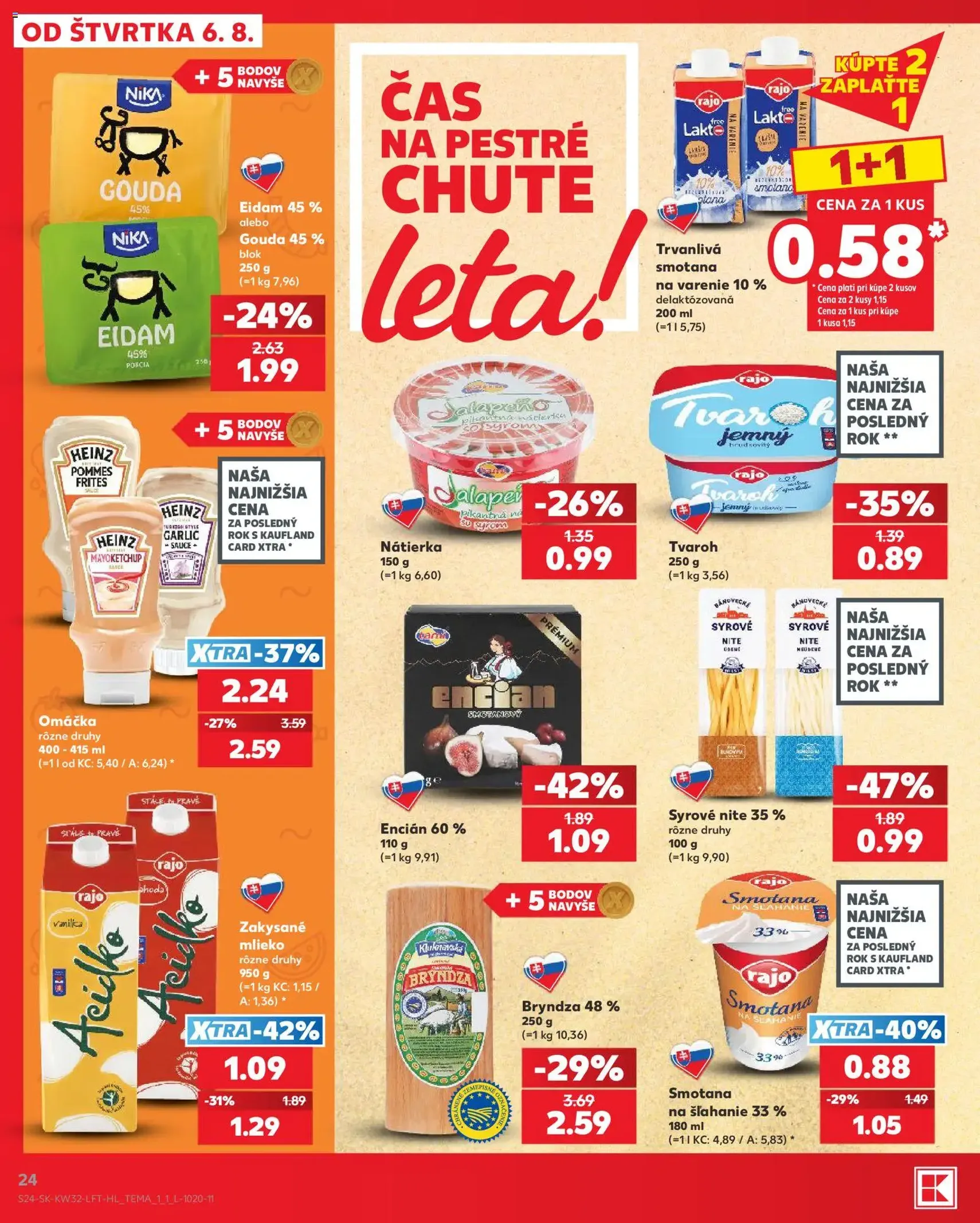 Kaufland SK akciós újság - 2026.08.06. érvényes szórólap 24 oldal 78 oldalból