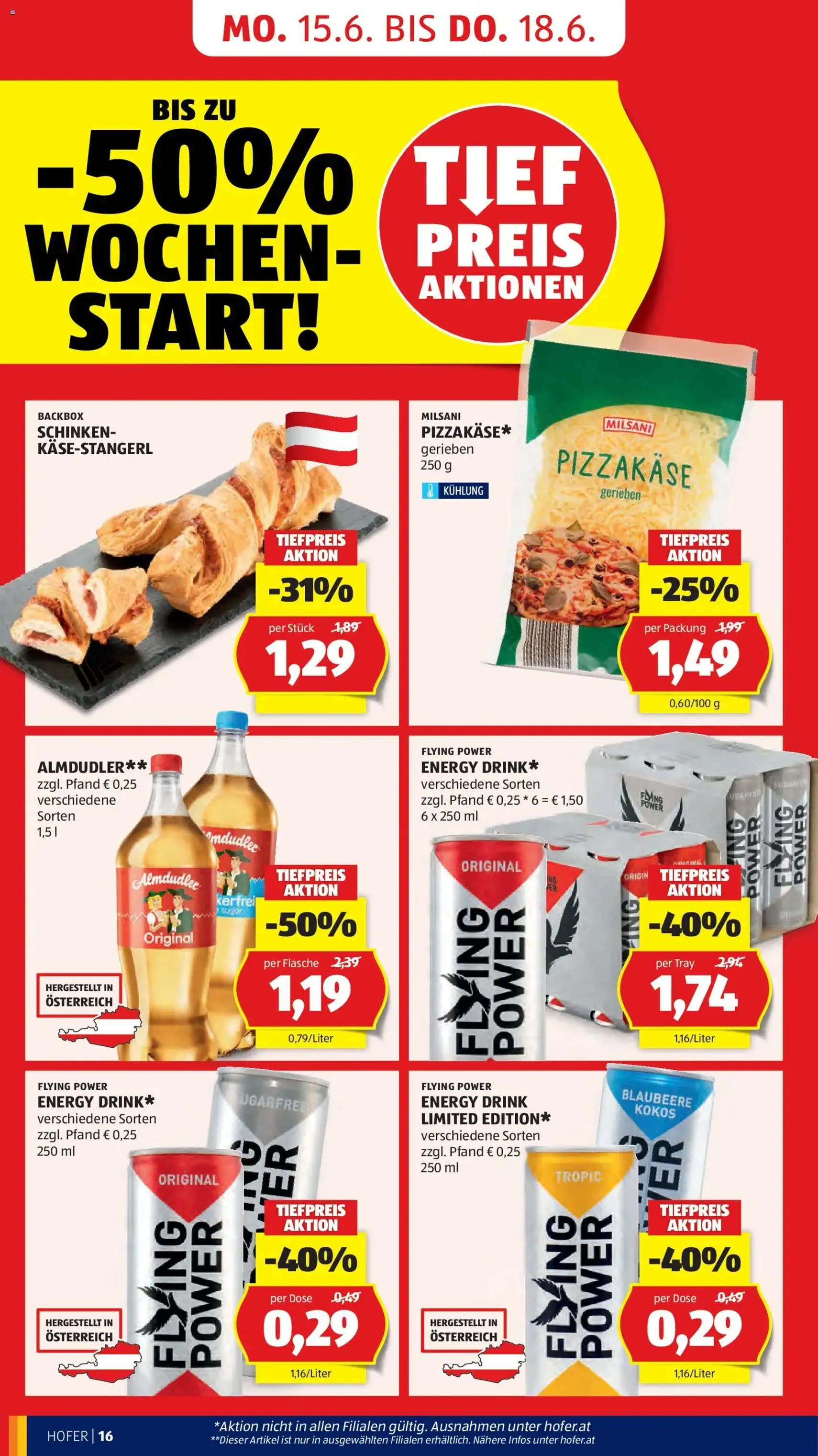 Hofer Flugblatt - Gültiger Prospekt ab 12.06.2026, Seite 18 von insgesamt 42
