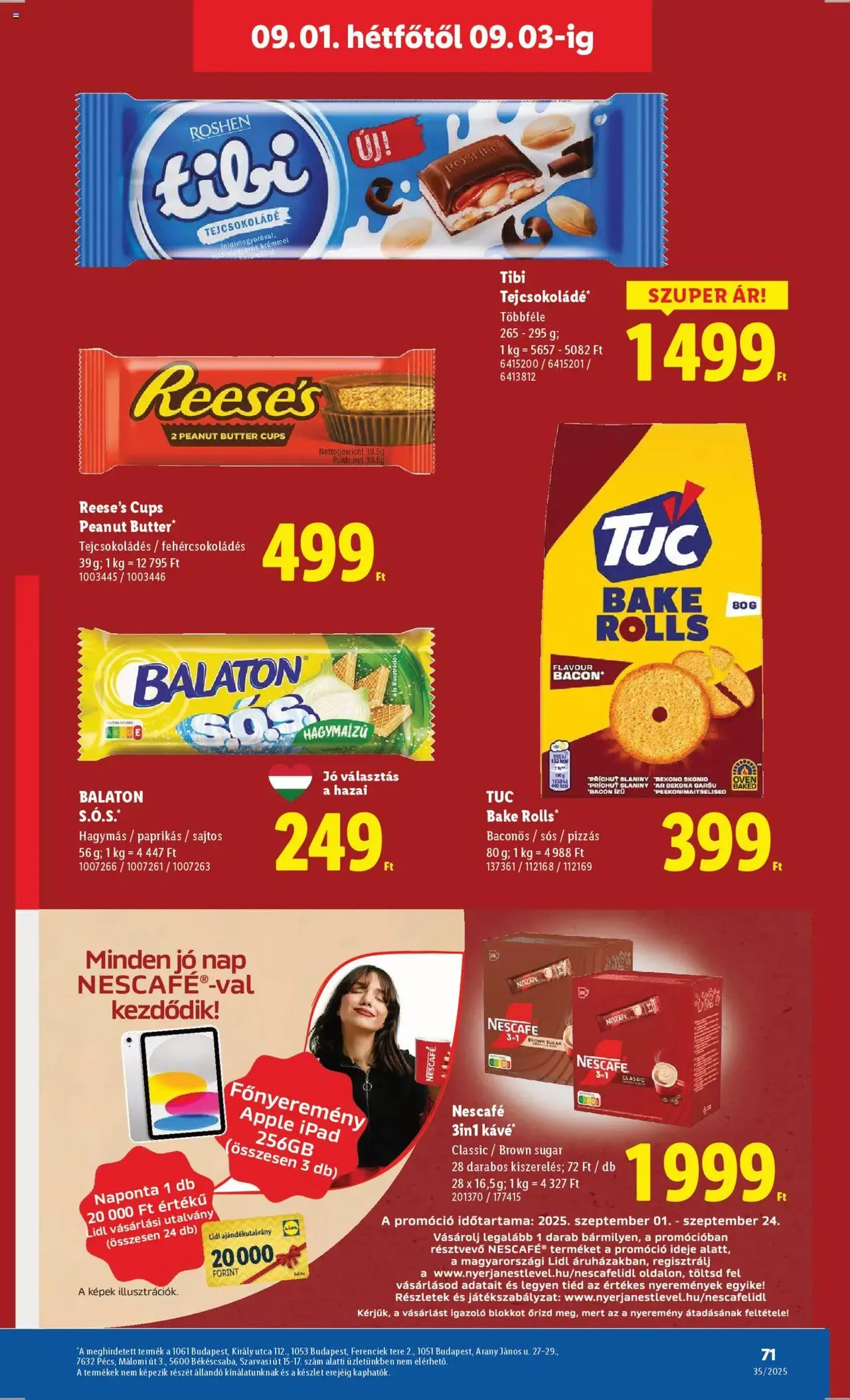 Lidl Akciós újság - 2025.08.28. érvényes szórólap 71 oldal 76 oldalból Lidl Akciós újság - 2025.08.28. érvényes szórólap 71 oldal 76 oldalból