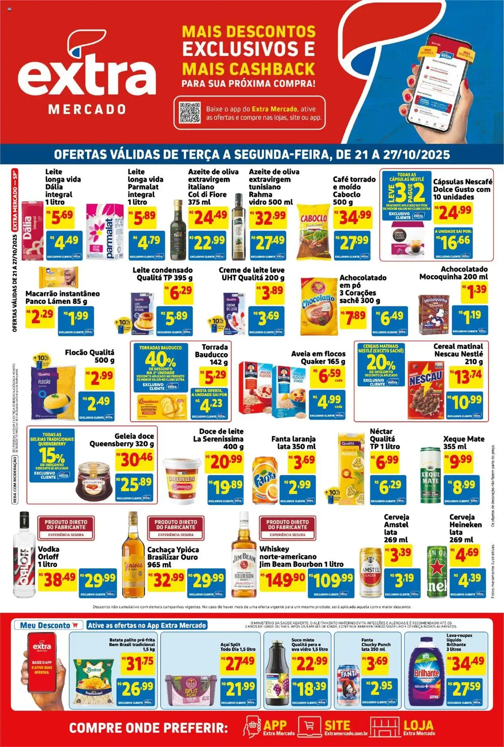 Extra - Ofertas de Mercado - folheto válido a partir de 21/10/2025 página 1 de 3