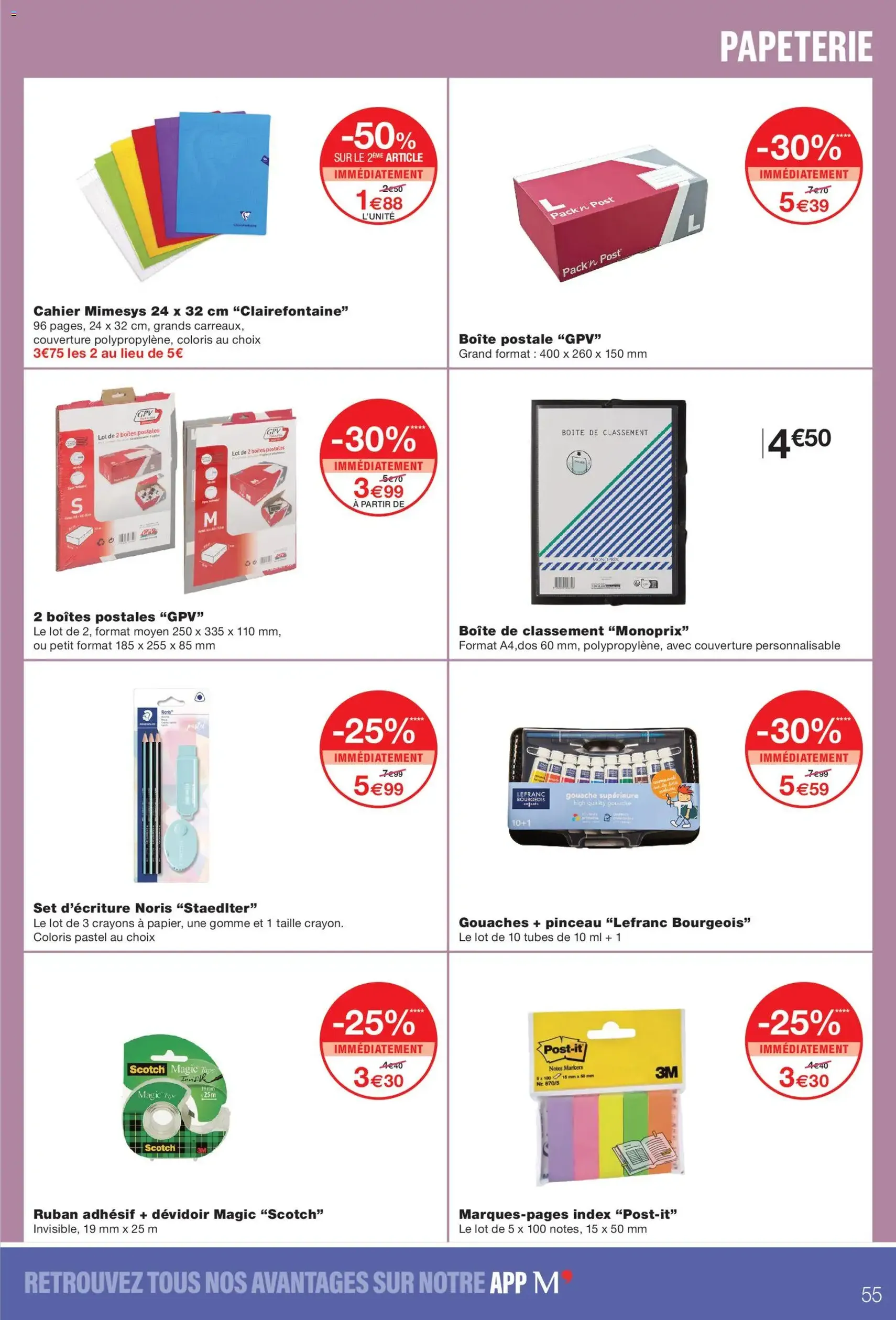 Monoprix catalogue - brochure valable à partir du 08/09/2026, page 55 sur 59