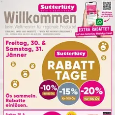 Sutterlüty Flugblatt - Prospekt Vorschau gültig ab 29.01.2026