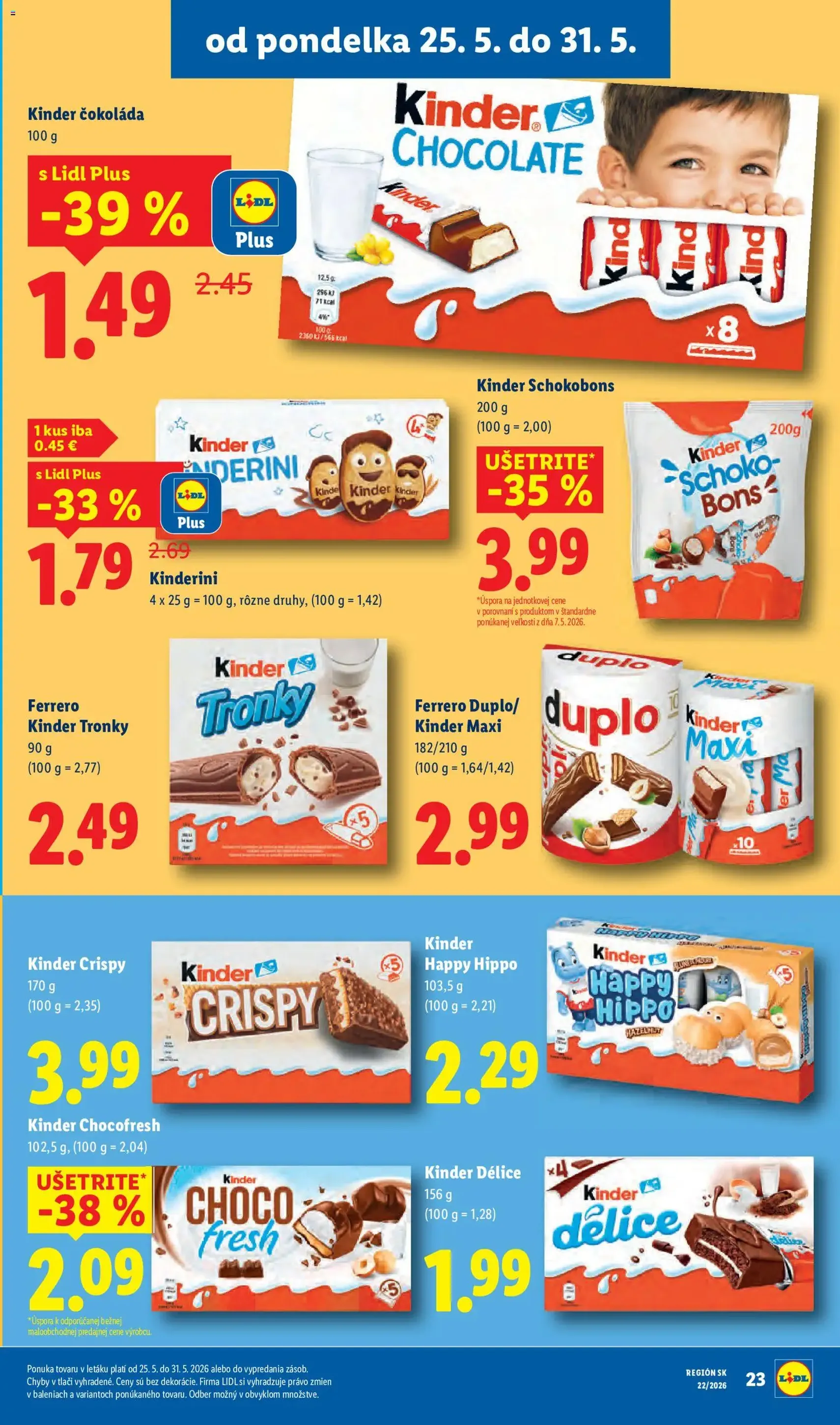 Lidl leták - platný leták od 25.05.2026 strana 32 z 109
