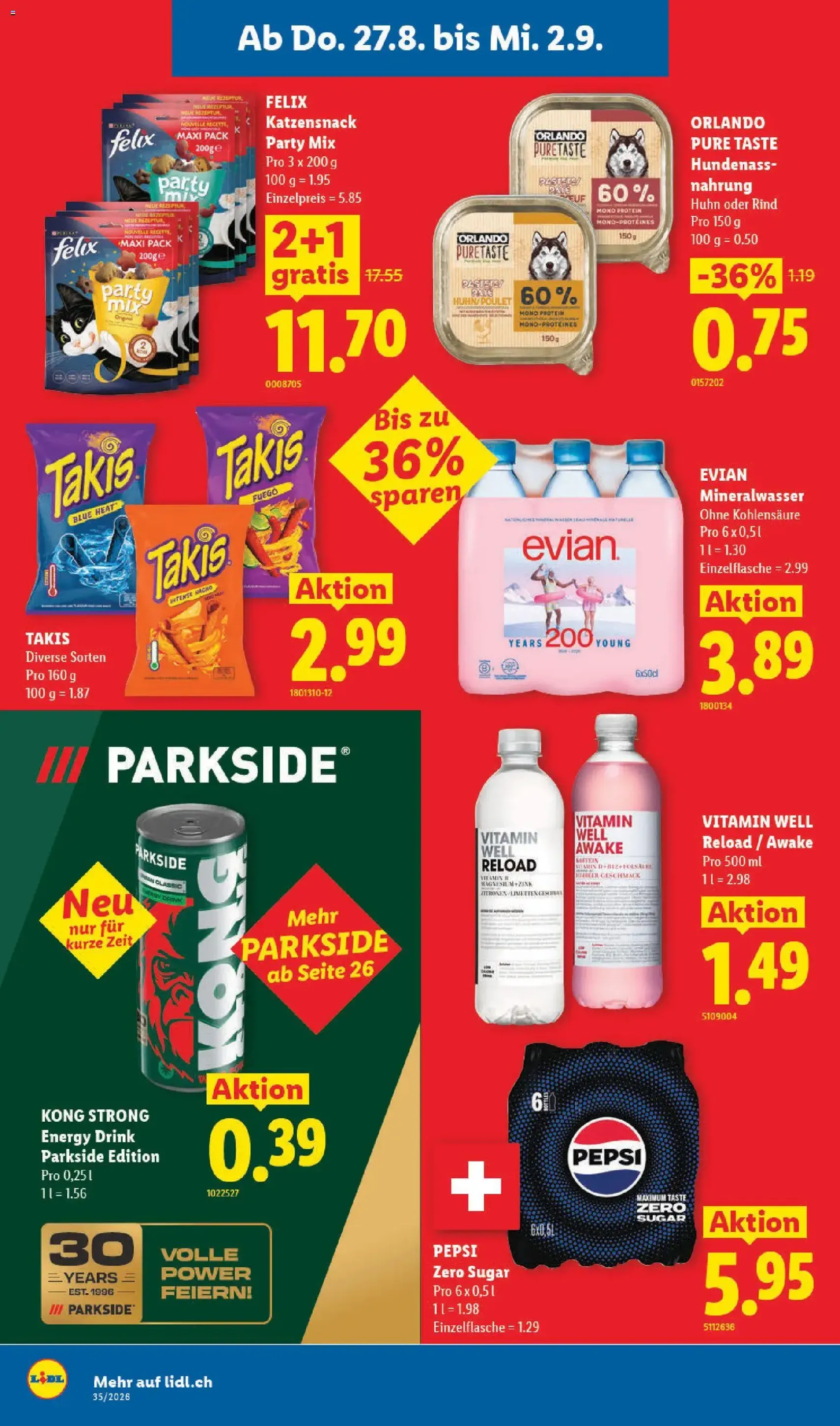Lidl aktionen - Gültiger Prospekt ab 27.08.2026, Seite 14 von insgesamt 37