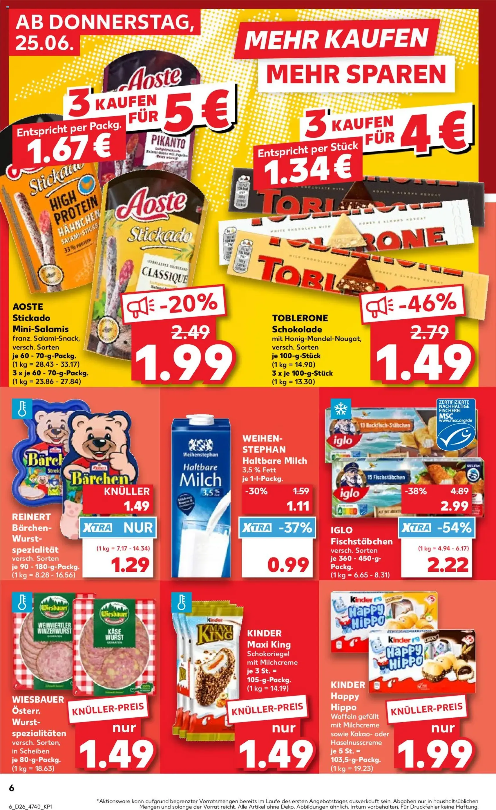 Kaufland DE - DE Folder - geldige folder vanaf 25-06-2026 pagina 6 van 58
