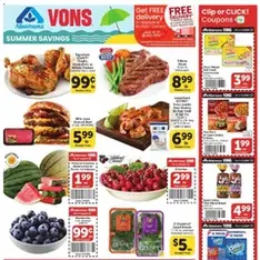 Vons Weekly Ad - Flyer preview valid from 07/08/2026