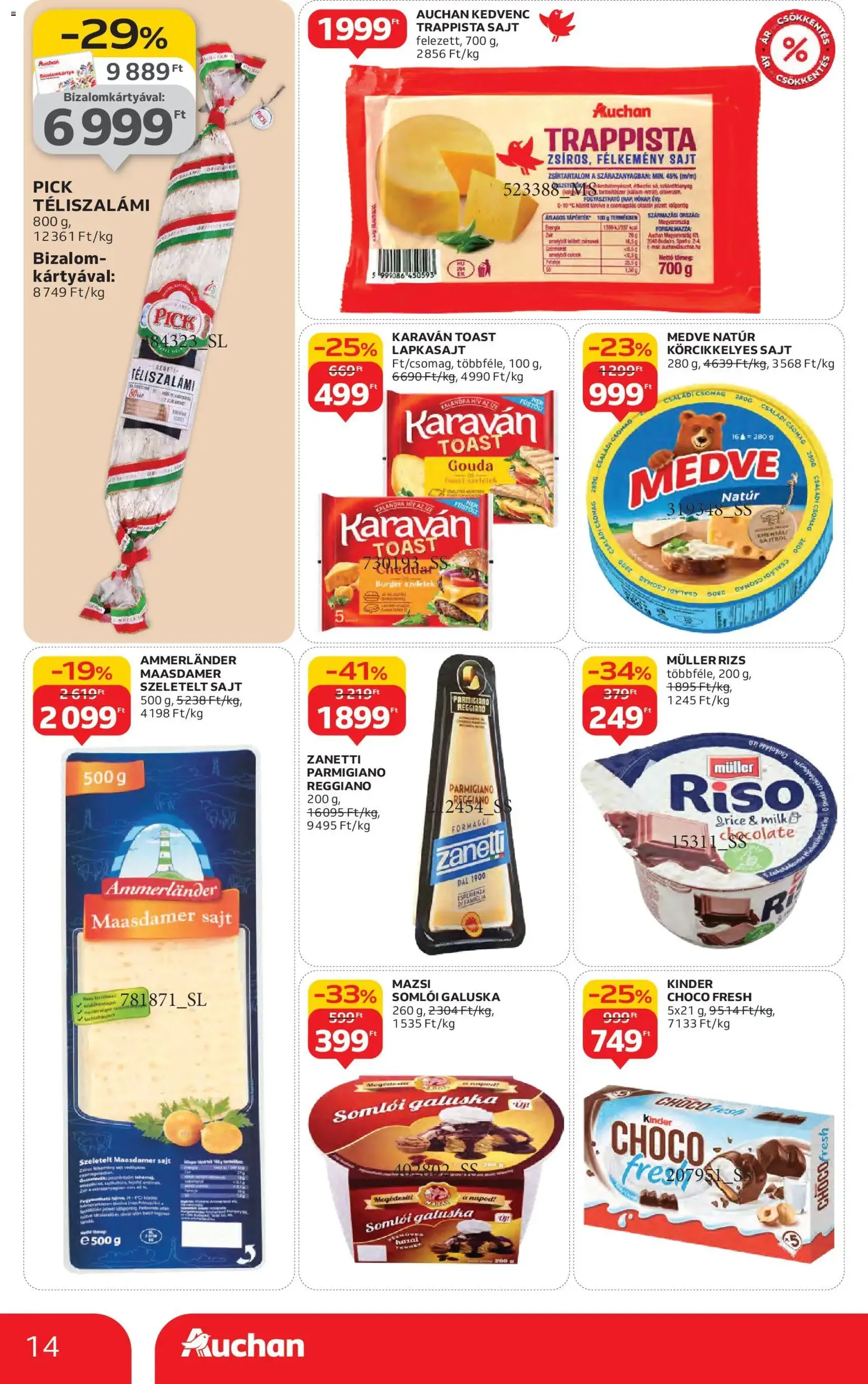 Auchan Akciós újság - 2025.11.06. érvényes szórólap 14 oldal 58 oldalból