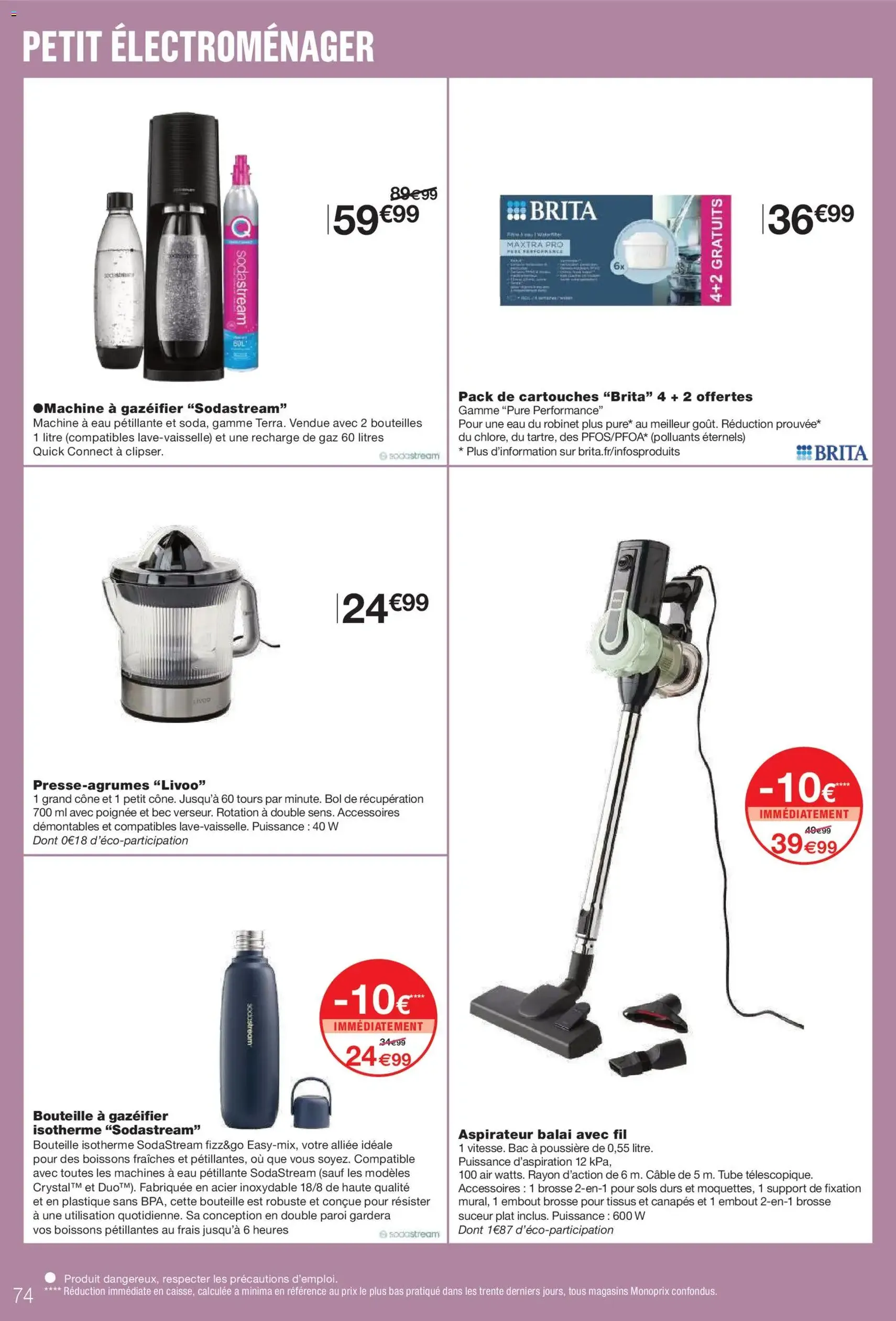 Monoprix catalogue - brochure valable à partir du 19/05/2026, page 74 sur 75