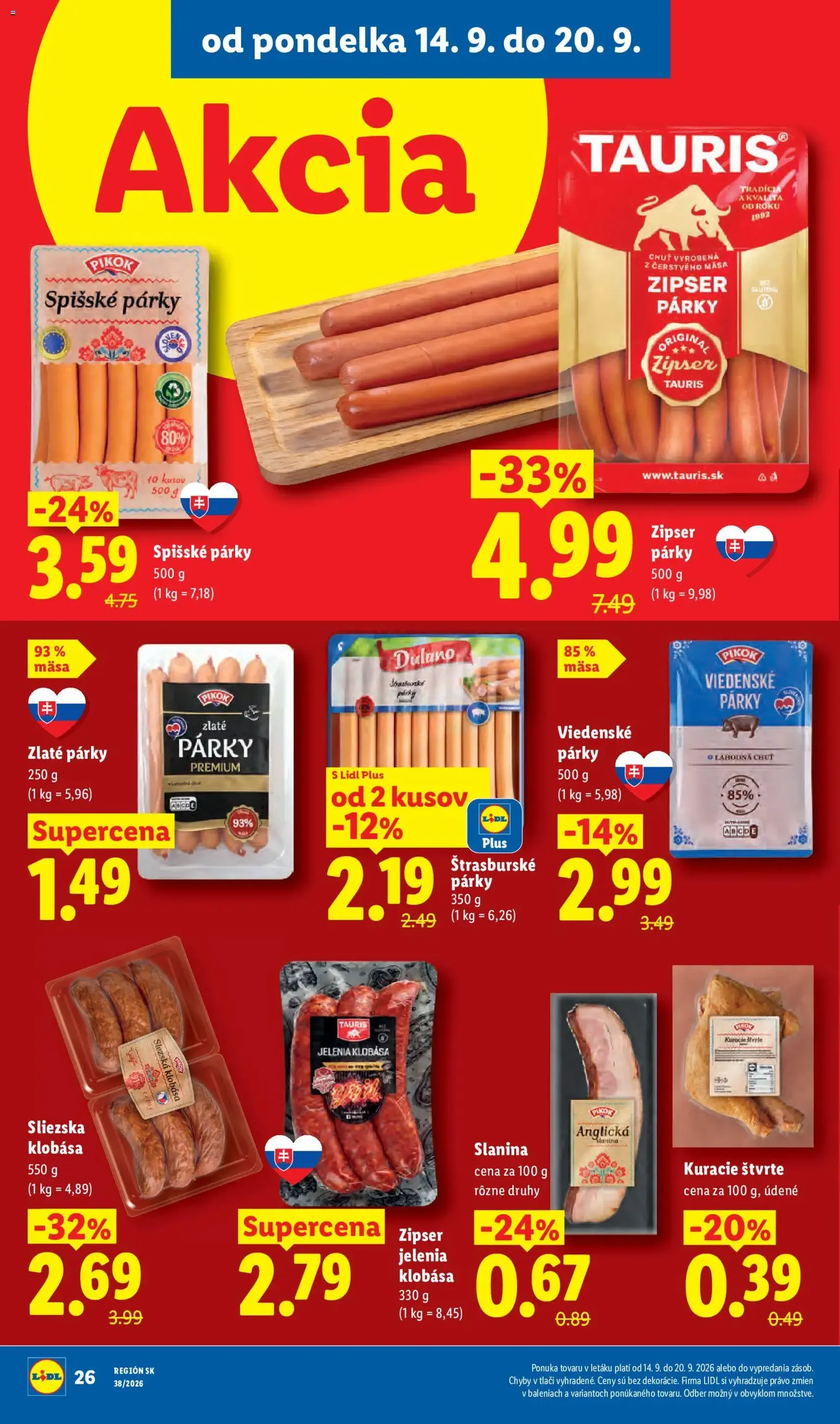 Lidl leták - platný leták od 14.09.2026 strana 36 z 105