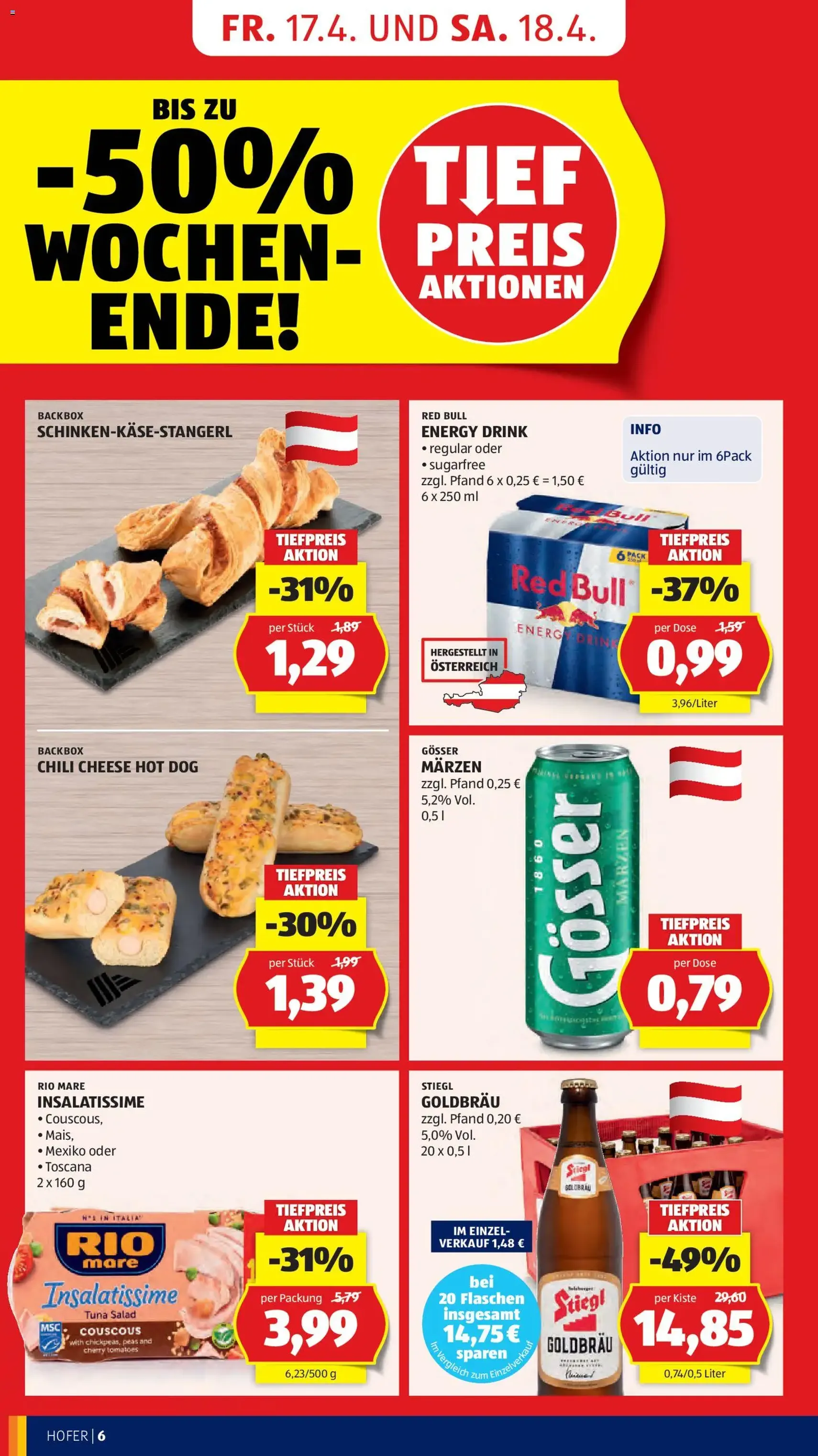 Hofer Flugblatt - Gültiger Prospekt ab 20.04.2026, Seite 8 von insgesamt 45