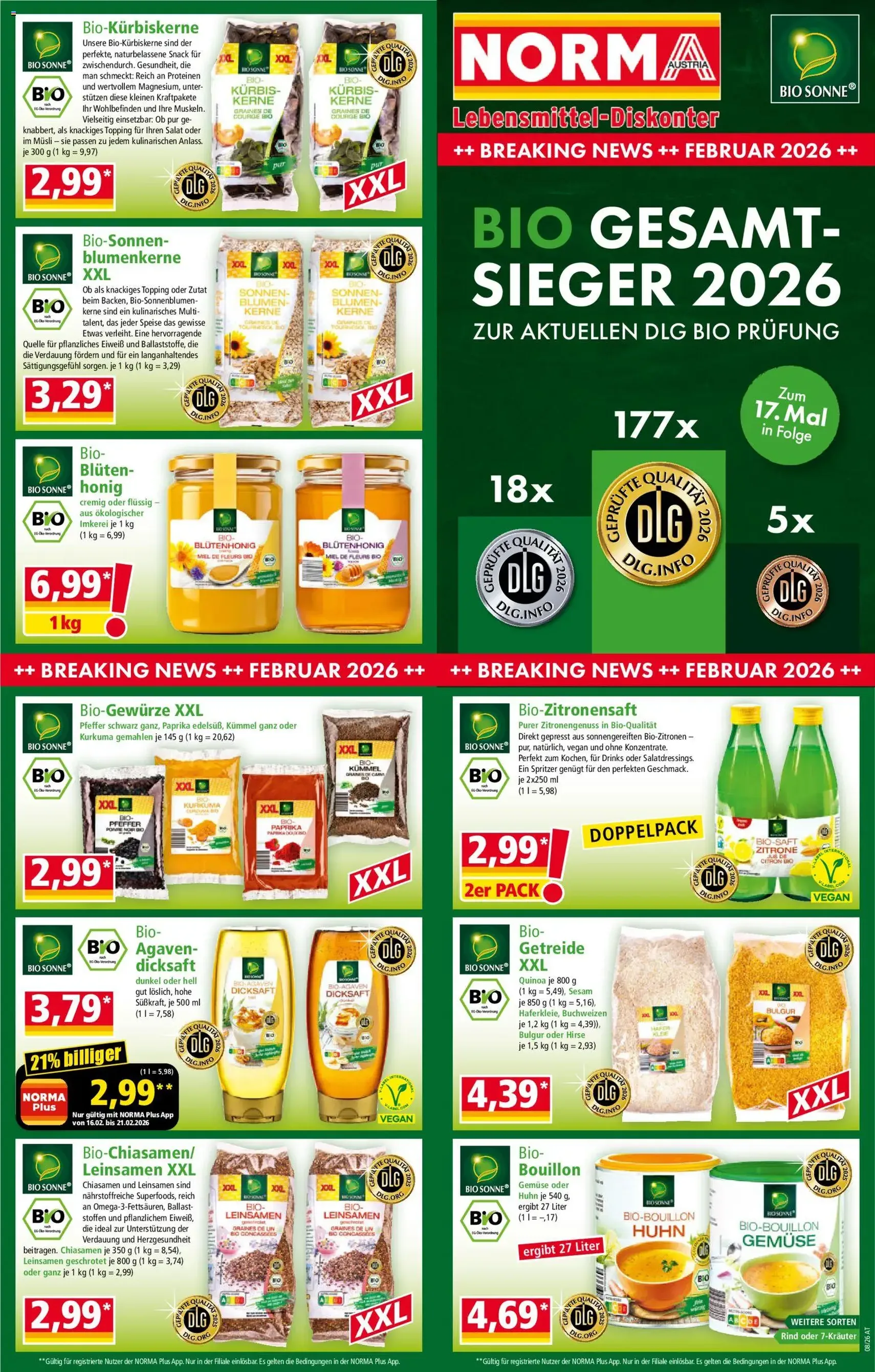 Norma Flugblatt - Gültiger Prospekt ab 16.02.2026, Seite 2 von insgesamt 20