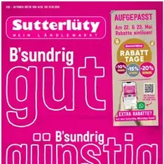 Sutterlüty Flugblatt - Prospekt Vorschau gültig ab 14.05.2026