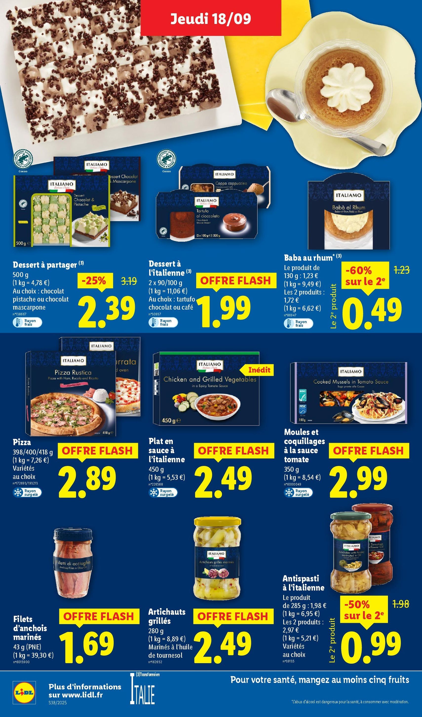 LIDL catalogue semaine 38 - brochure valable à partir du 18/09/2025, page 22 sur 75