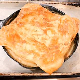 Recipe preview Ham and leek pie: leftover Christmas ham recipe