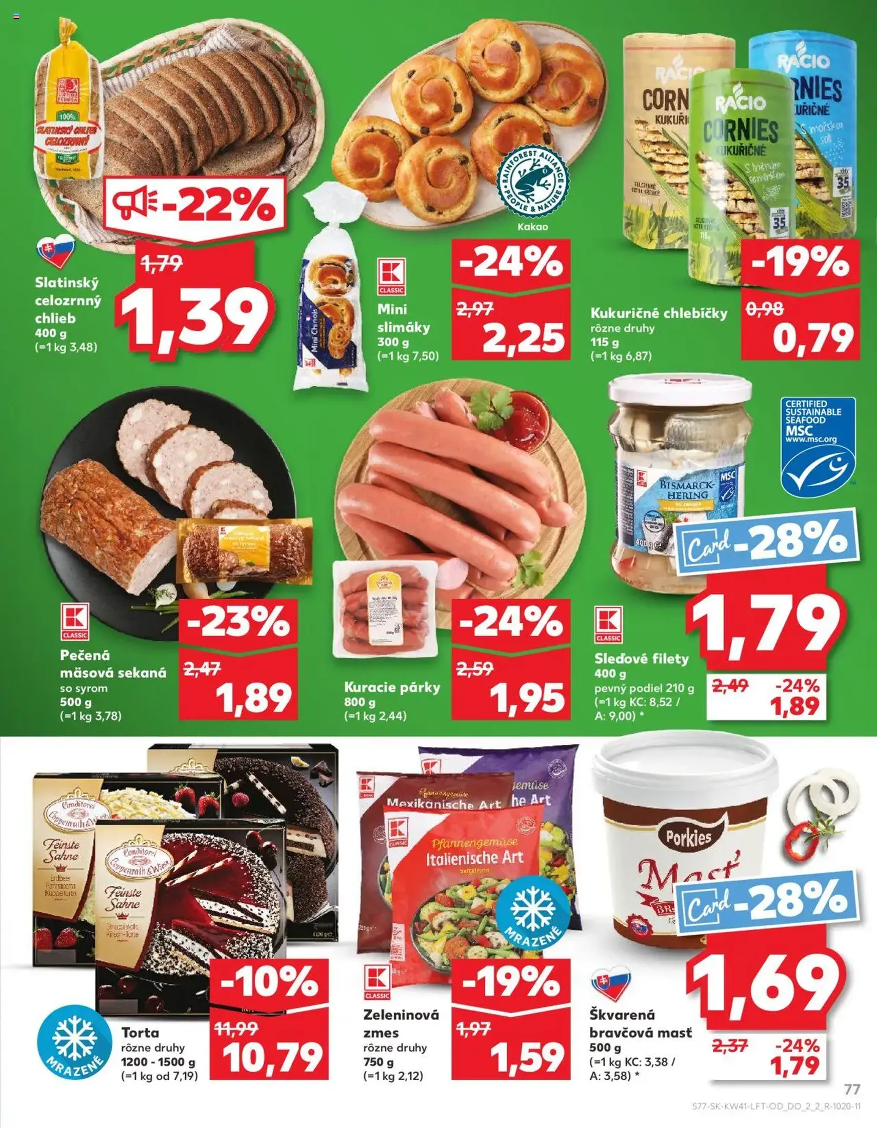 Kaufland Bratislava-Avion - platný leták od 09.10.2025 strana 77 z 80