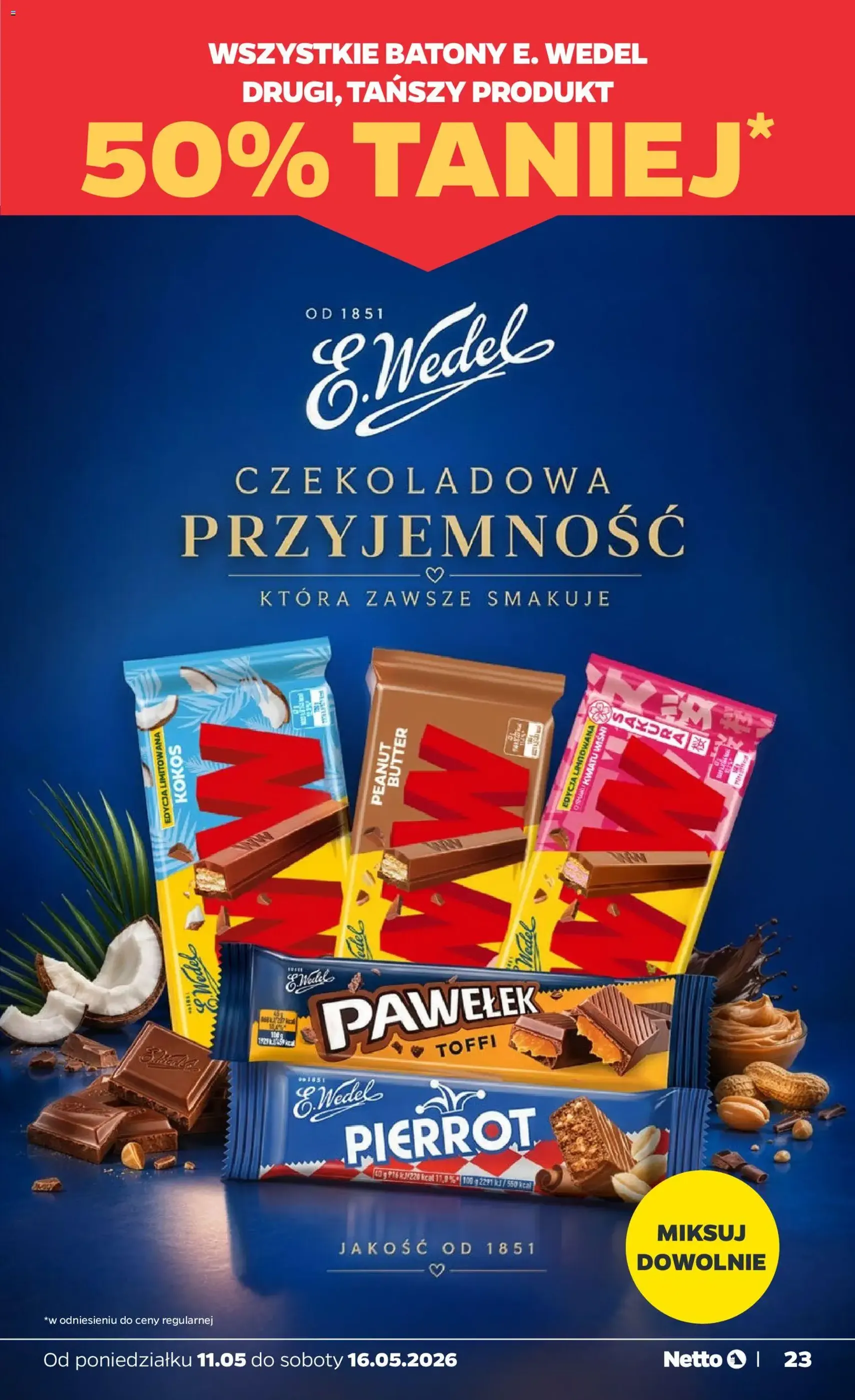 Netto gazetka od poniedziałku spożywcza - ważny gazetka od 11.05.2026 strona 23 z 36