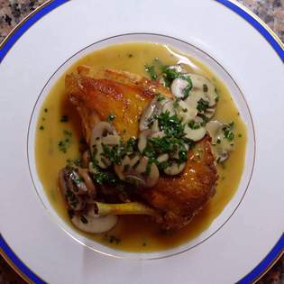 Recipe preview Chicken Supreme with White Wine Mushroom Sauce