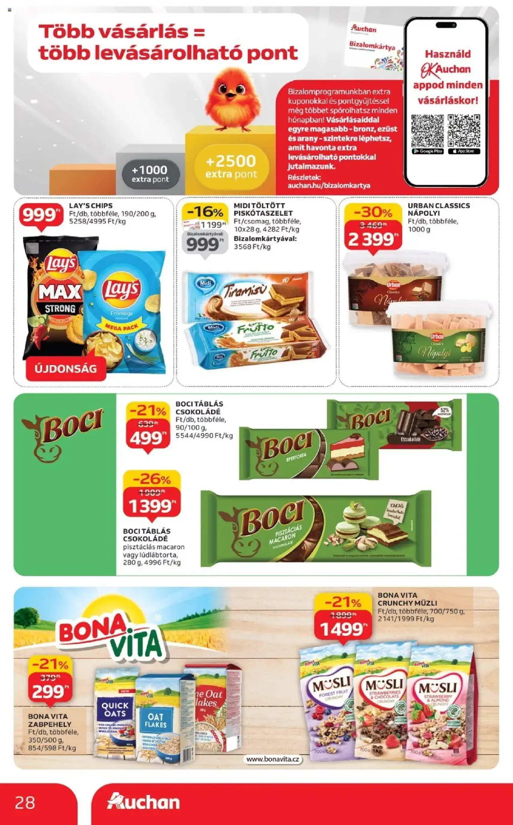 Auchan Akciós újság - 2025.09.04. érvényes szórólap 28 oldal 52 oldalból Auchan Akciós újság - 2025.09.04. érvényes szórólap 28 oldal 52 oldalból