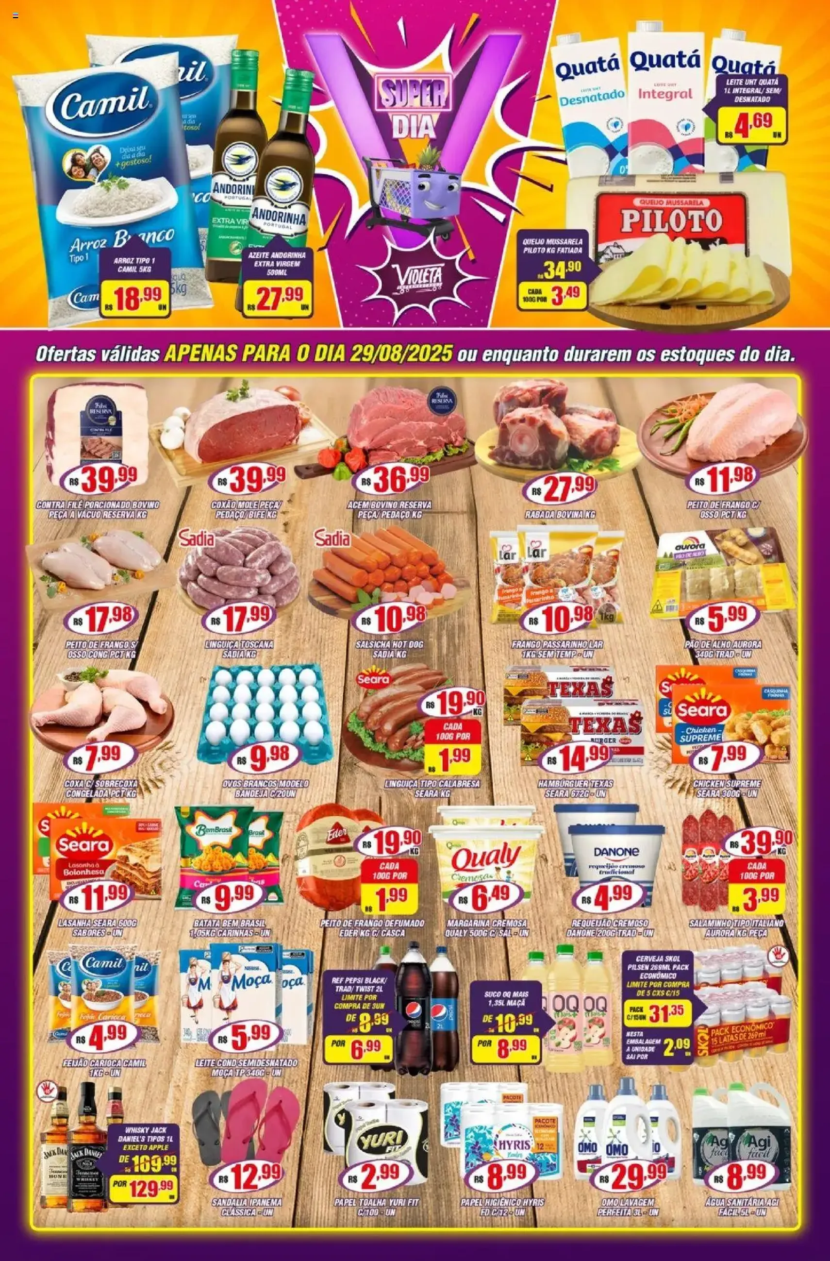 Violeta Supermercados - Ofertas da semana - folheto válido a partir de 29/08/2025 página 1 de 4