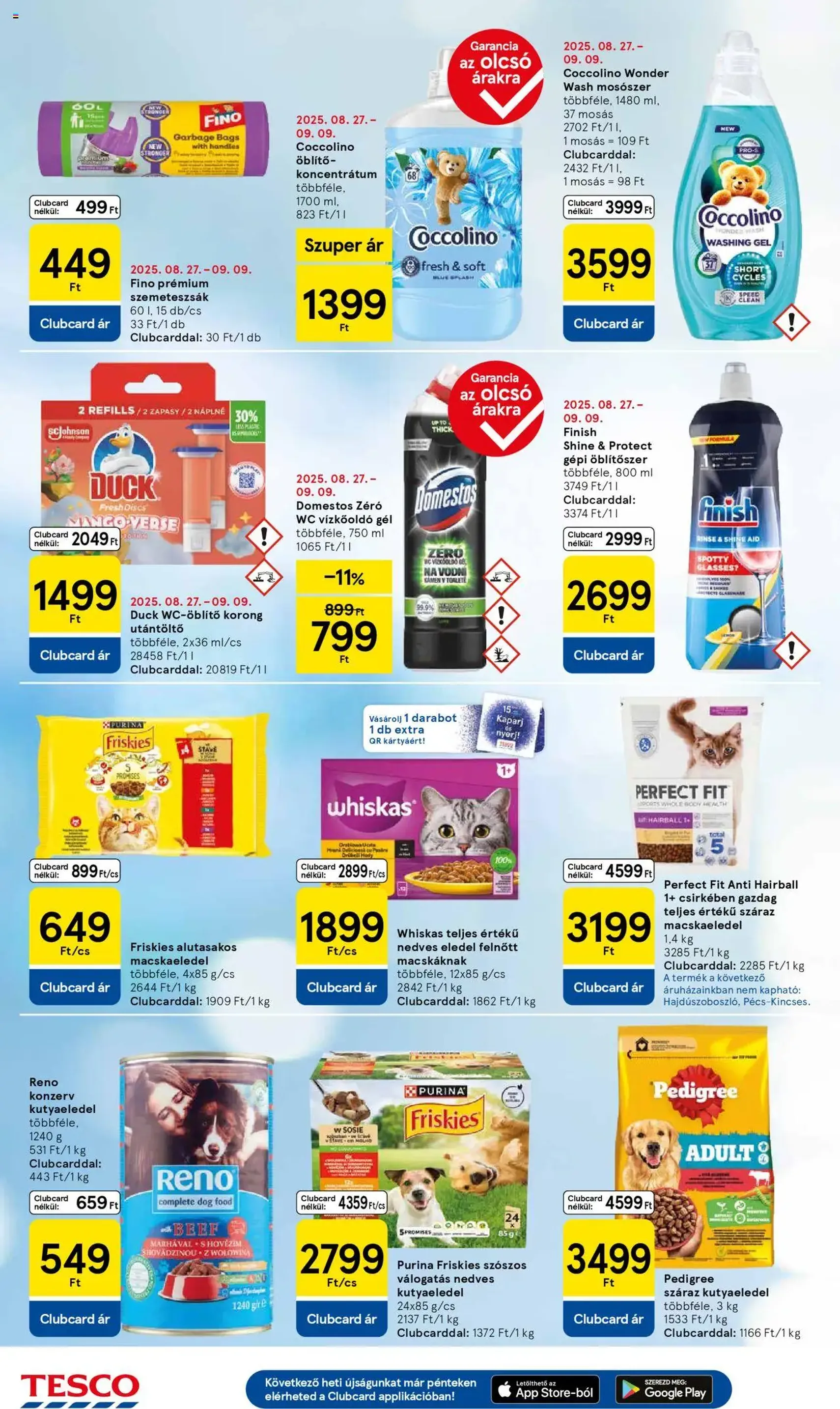 Tesco Szupermarket - Akciós újság - 2025.09.04. érvényes szórólap 28 oldal 32 oldalból Tesco Szupermarket - Akciós újság - 2025.09.04. érvényes szórólap 28 oldal 32 oldalból