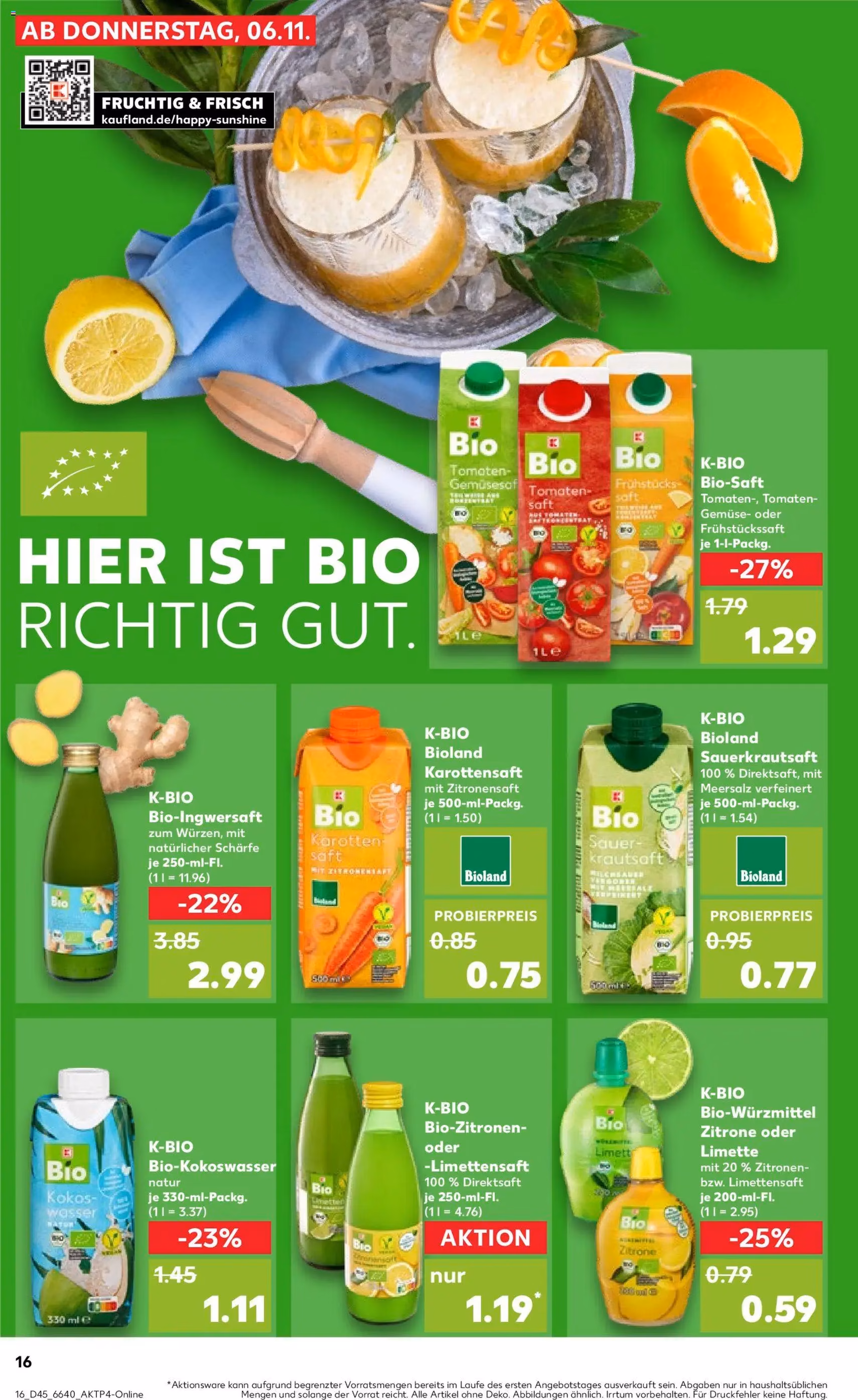 Kaufland Prospekt - Gültiger Prospekt ab 06.11.2025, Seite 16 von insgesamt 64
