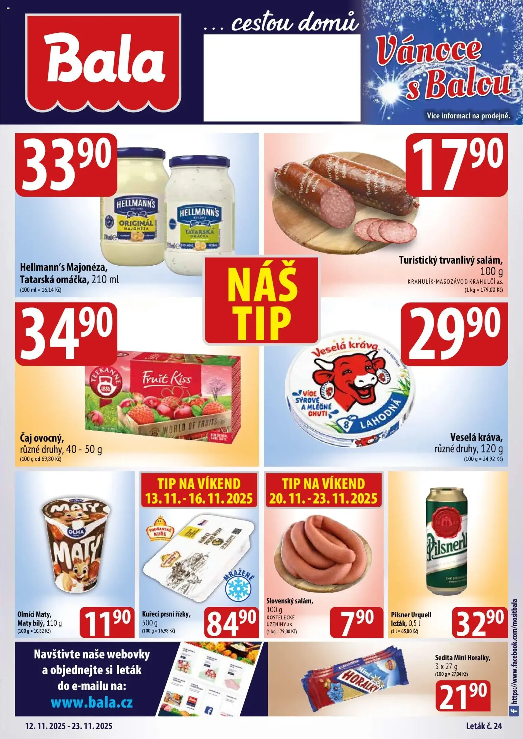 BALA velký leták - platný leták od 12.11.2025 strana 1 z 6