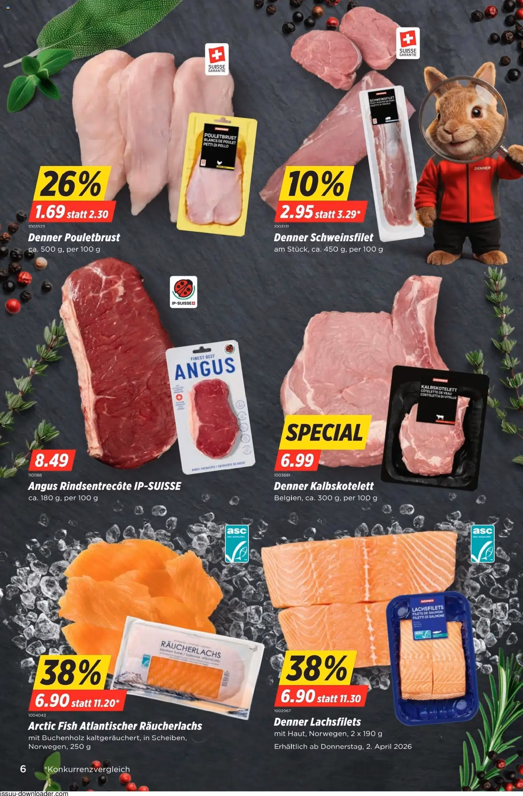 Denner aktionen - Gültiger Prospekt ab 01.04.2026, Seite 6 von insgesamt 24