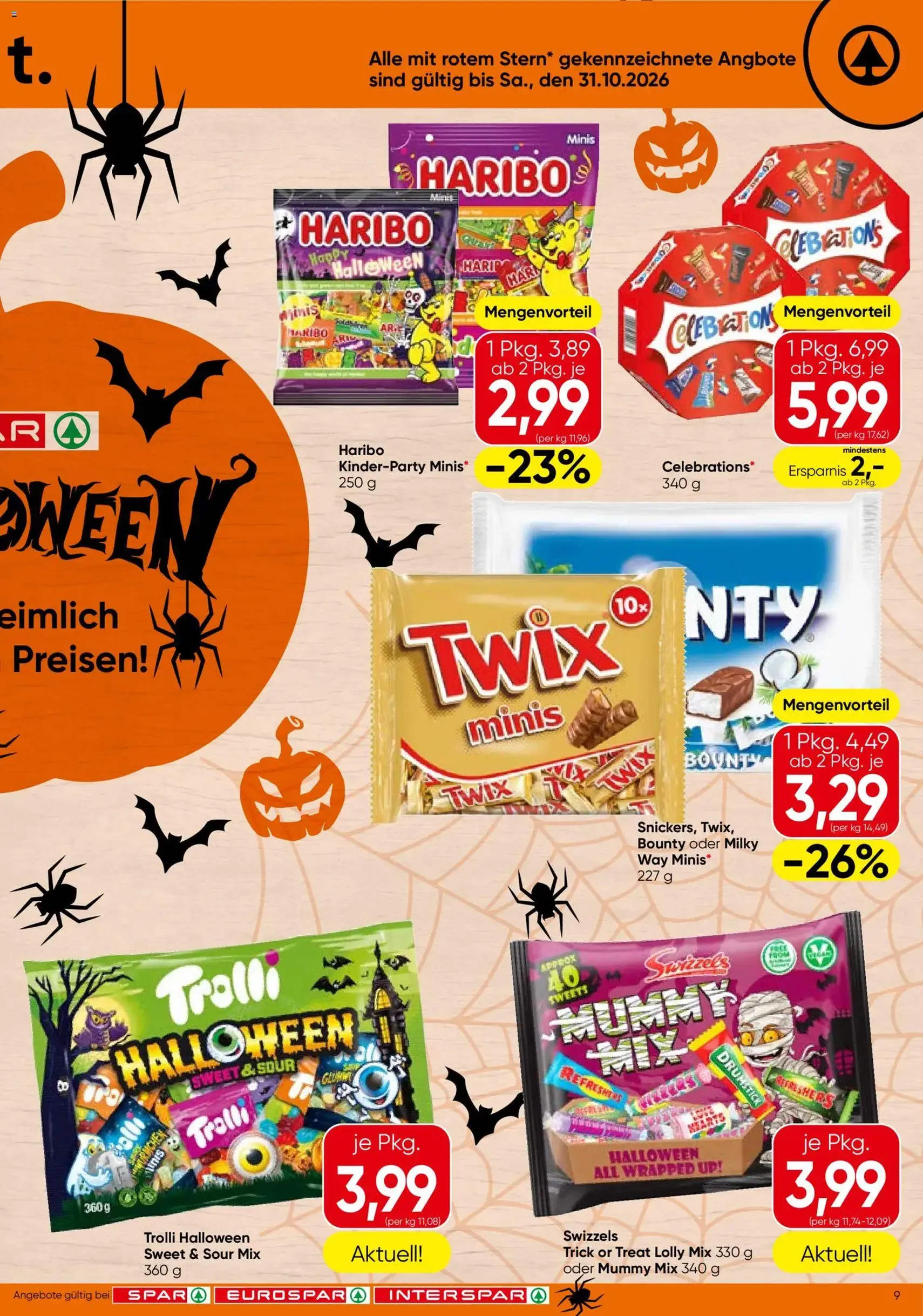 Spar Flugblatt - Gültiger Prospekt ab 22.10.2026, Seite 9 von insgesamt 20