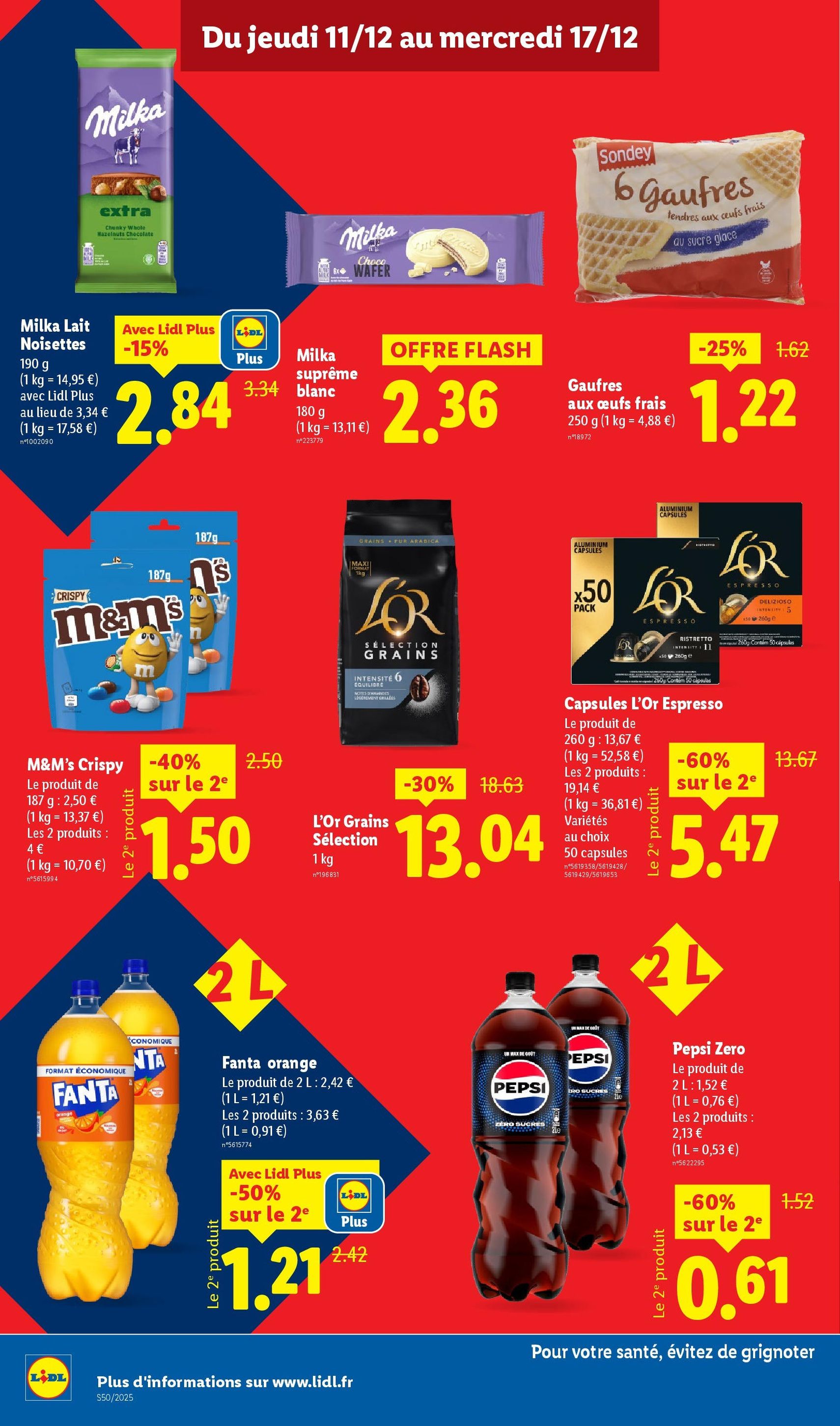 LIDL catalogue semaine 50 - brochure valable à partir du 11/12/2025, page 16 sur 88