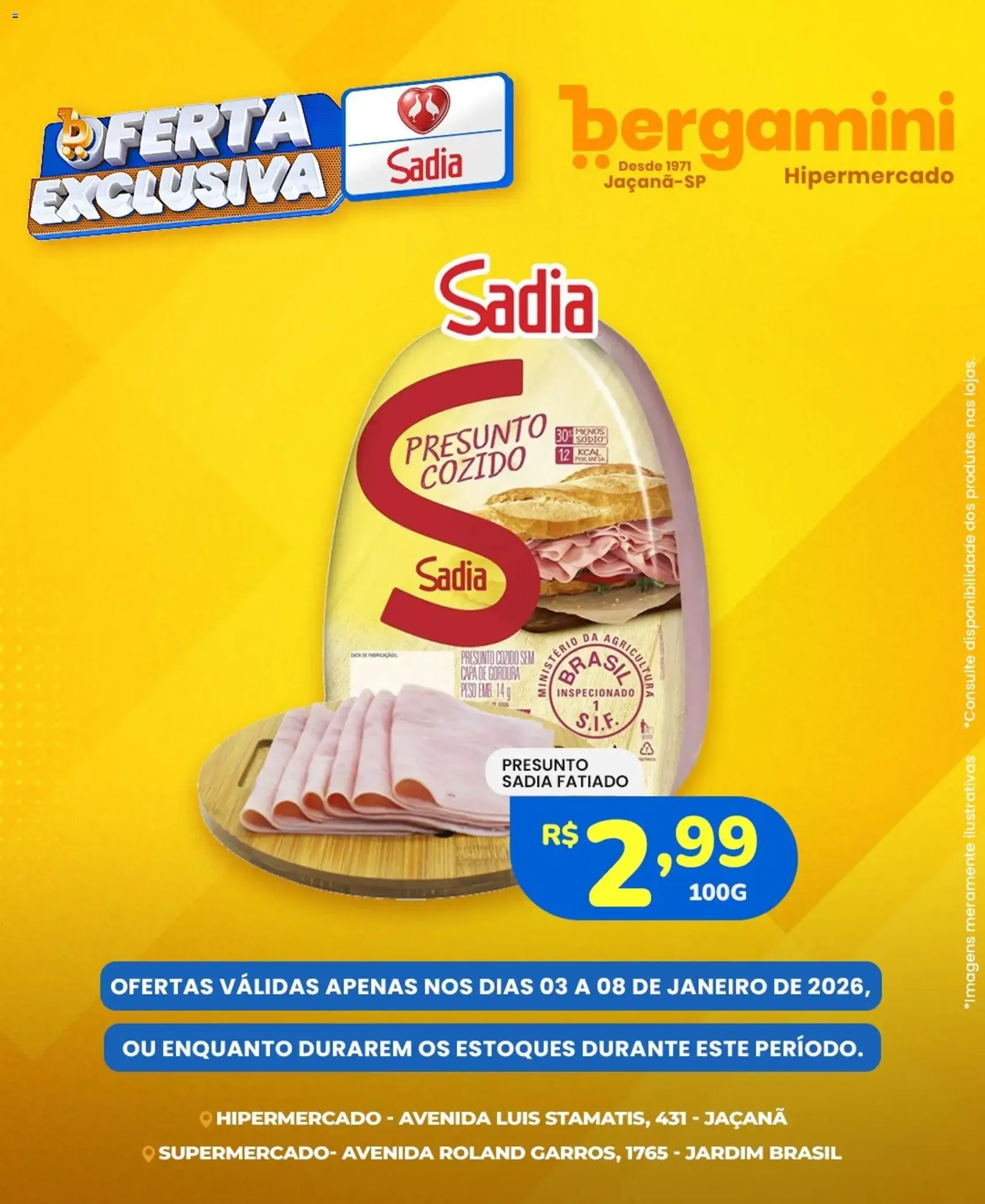 Supermercado Bergamini - Ofertas Sadia e Perdigão - folheto válido a partir de 03/01/2026 página 5 de 6