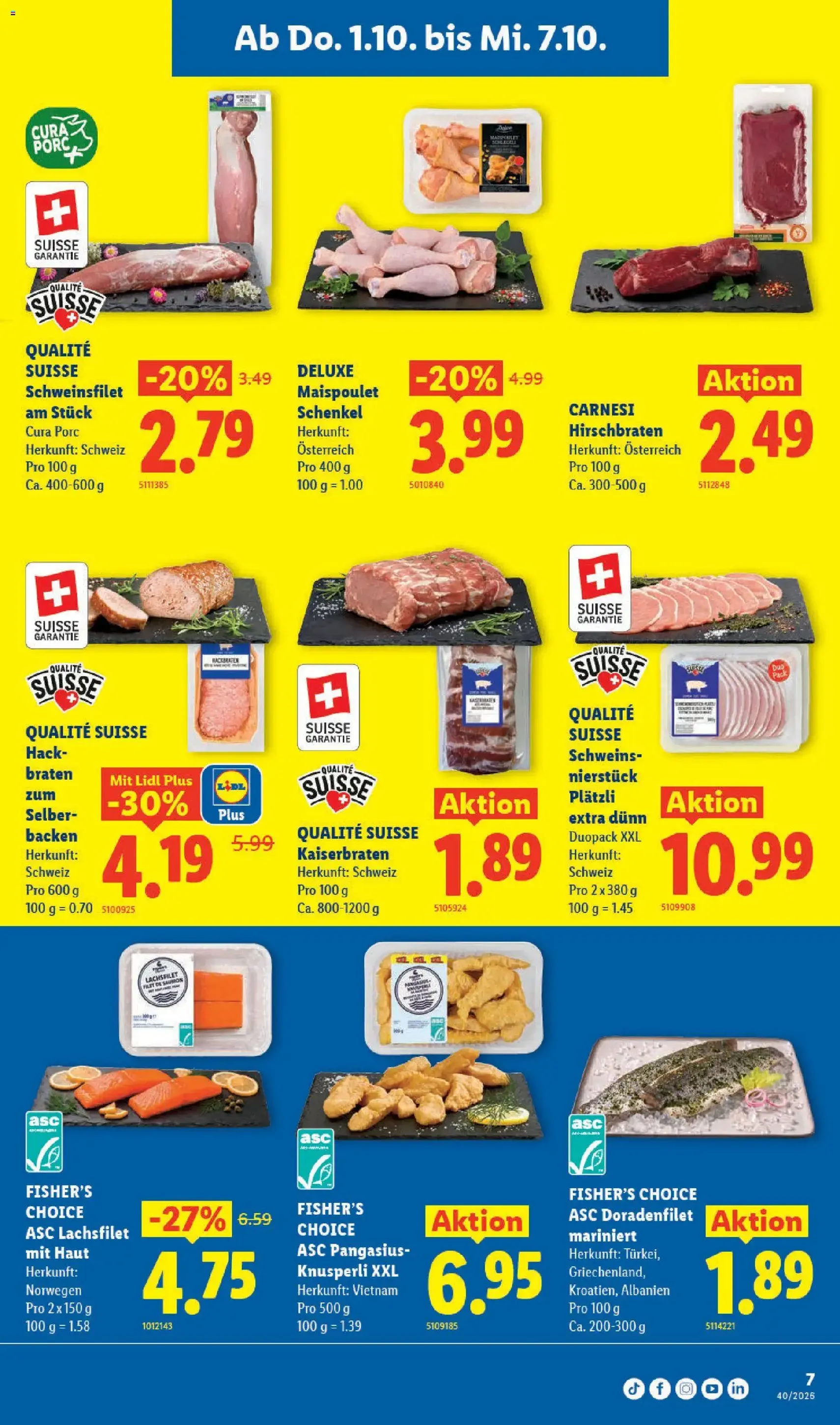 Lidl aktionen - Gültiger Prospekt ab 01.10.2026, Seite 7 von insgesamt 35