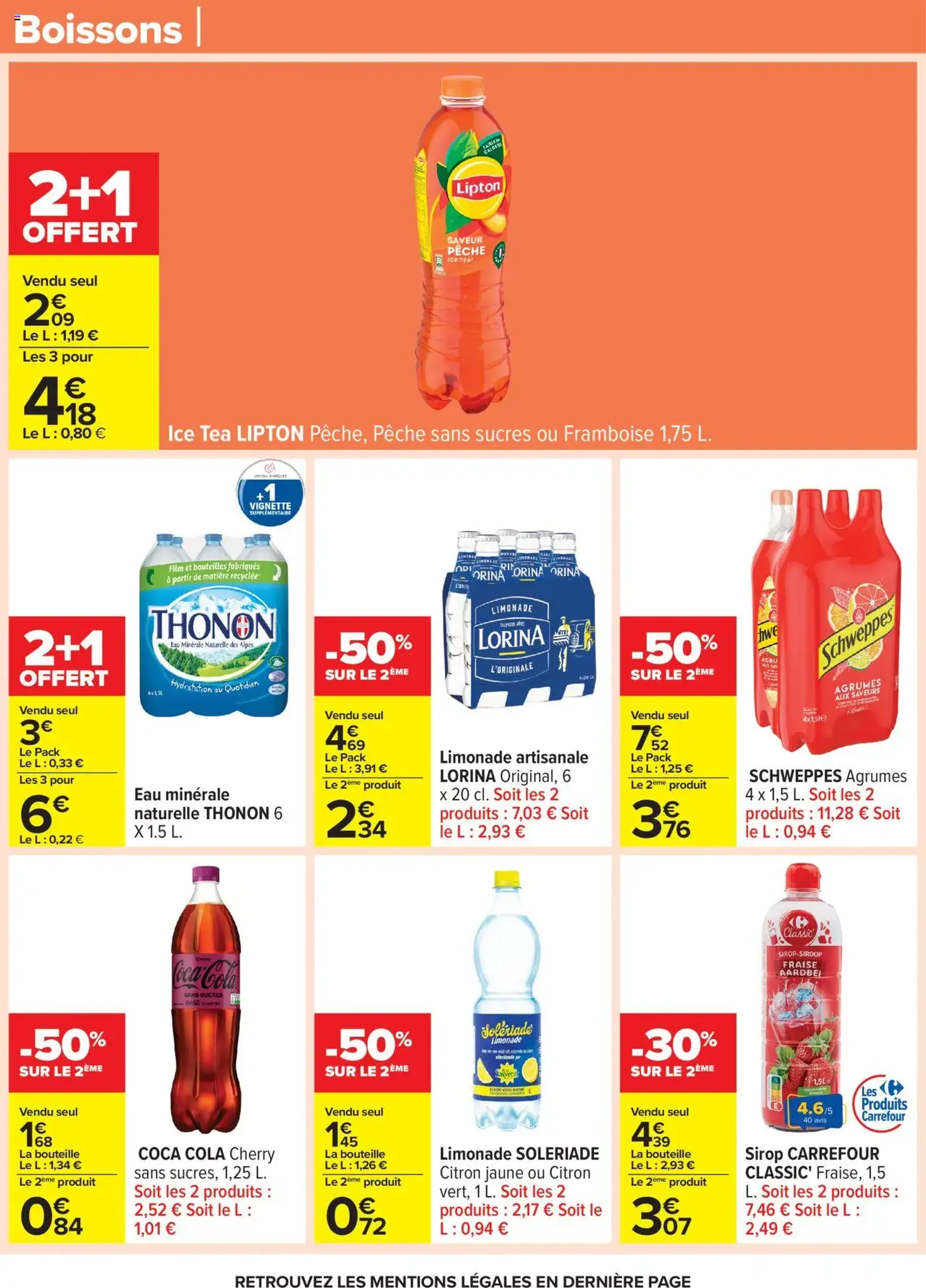 Carrefour catalogue de la semaine 33 - brochure valable à partir du 12/08/2025, page 40 sur 69 Carrefour catalogue de la semaine 33 - brochure valable à partir du 12/08/2025, page 40 sur 69