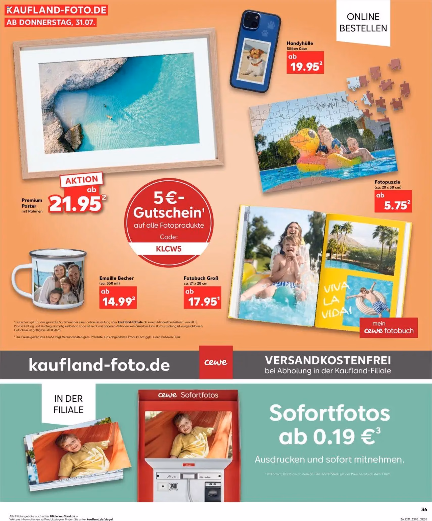 Kaufland Prospekt - Gültiger Prospekt ab 31.07.2025, Seite 36 von insgesamt 36