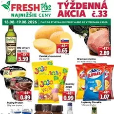 Fresh leták - náhľad letáku platný od 13.08.2026