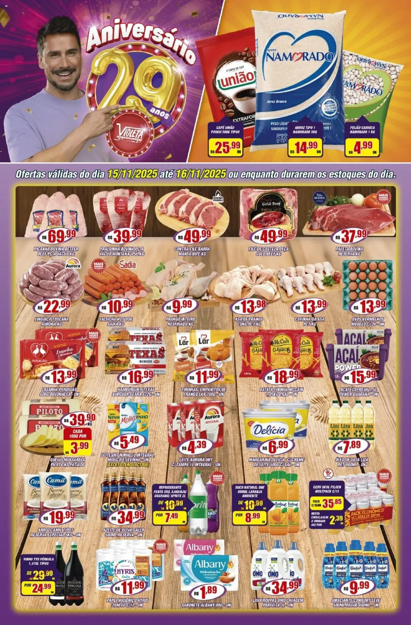 Violeta Supermercados - Ofertas da semana - folheto válido a partir de 15/11/2025 página 1 de 4