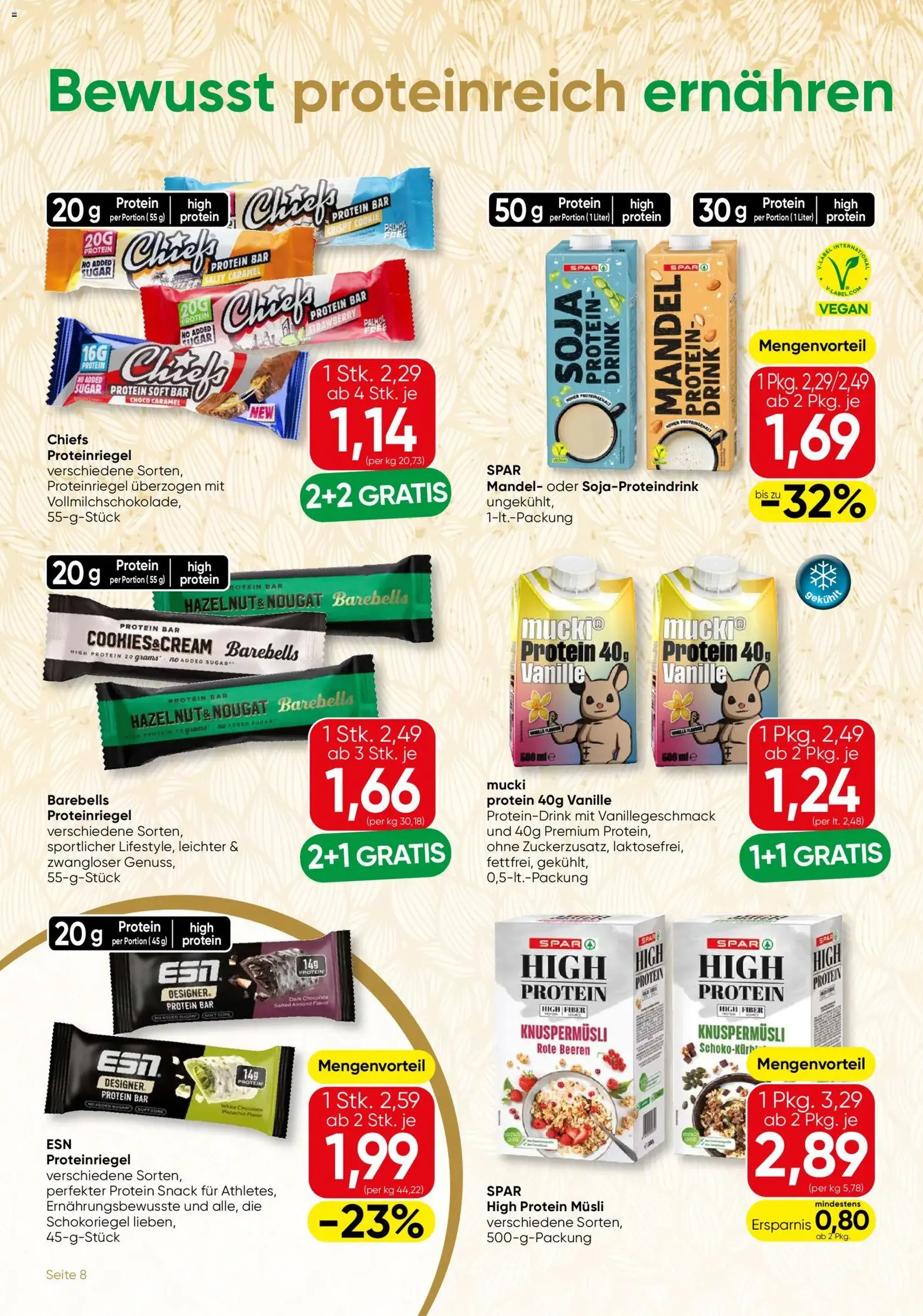 SPAR Gourmet Flugblatt - Gültiger Prospekt ab 10.09.2026, Seite 8 von insgesamt 12