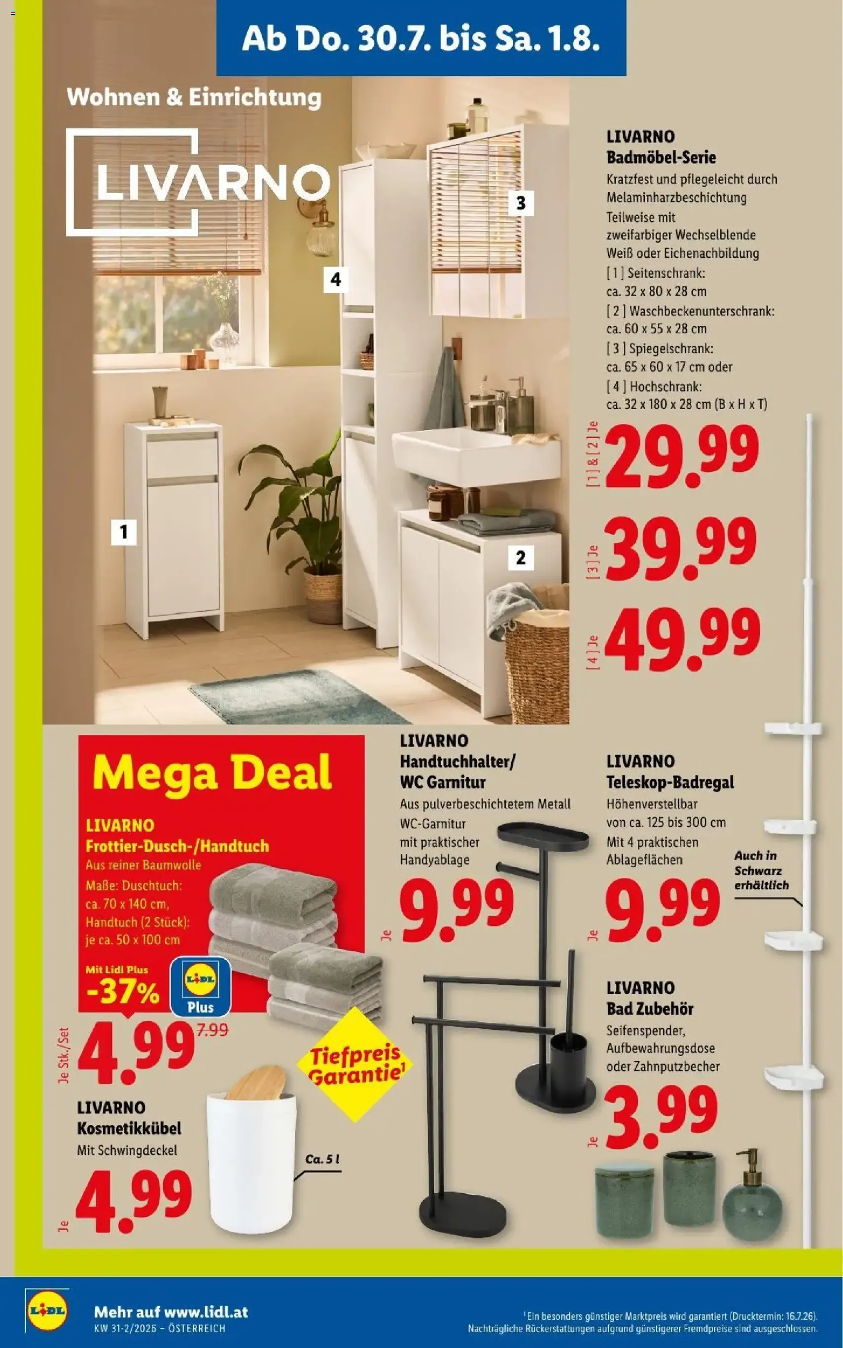 Lidl - Flugblatt - Gültiger Prospekt ab 30.07.2026, Seite 22 von insgesamt 52