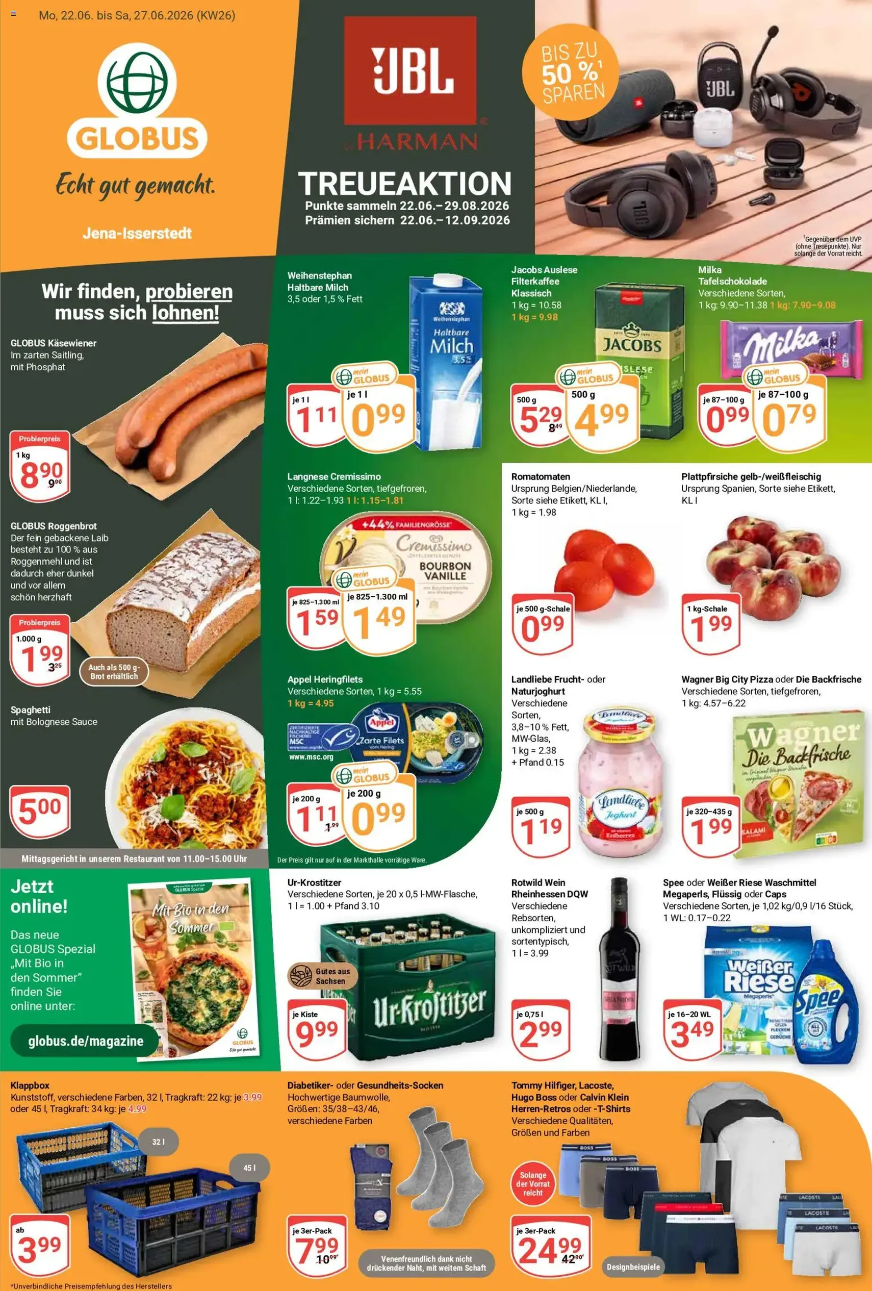 Globus Prospekt - Gültiger Prospekt ab 22.06.2026, Seite 5 von insgesamt 40