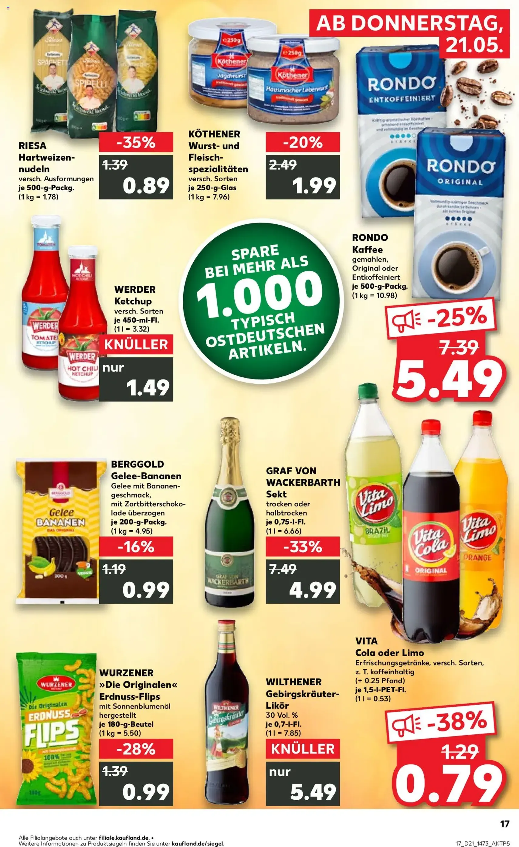 Kaufland Prospekt - Gültiger Prospekt ab 21.05.2026, Seite 17 von insgesamt 58