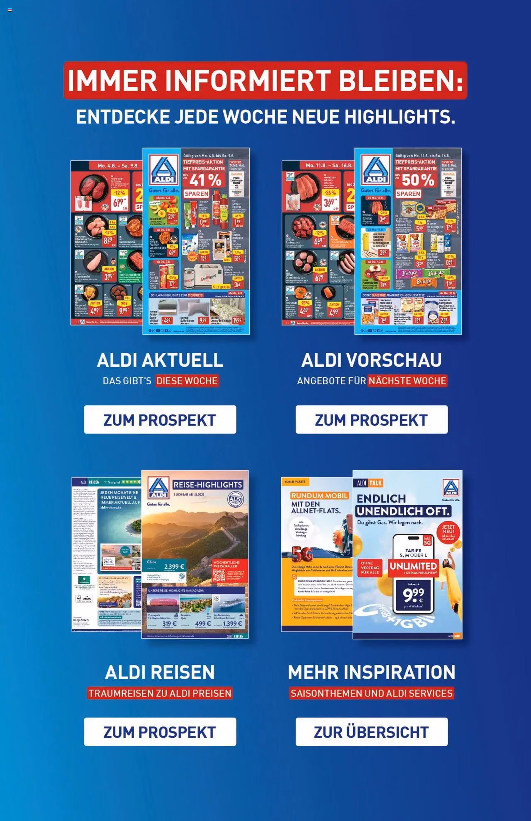 Aldi Prospekt - Gültiger Prospekt ab 01.09.2025, Seite 43 von insgesamt 43 Aldi Prospekt - Gültiger Prospekt ab 01.09.2025, Seite 43 von insgesamt 43
