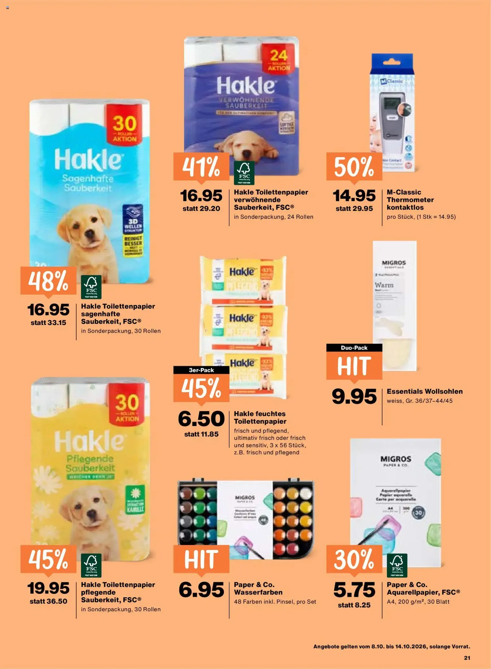 Migros aktionen - Gültiger Prospekt ab 08.10.2026, Seite 21 von insgesamt 24
